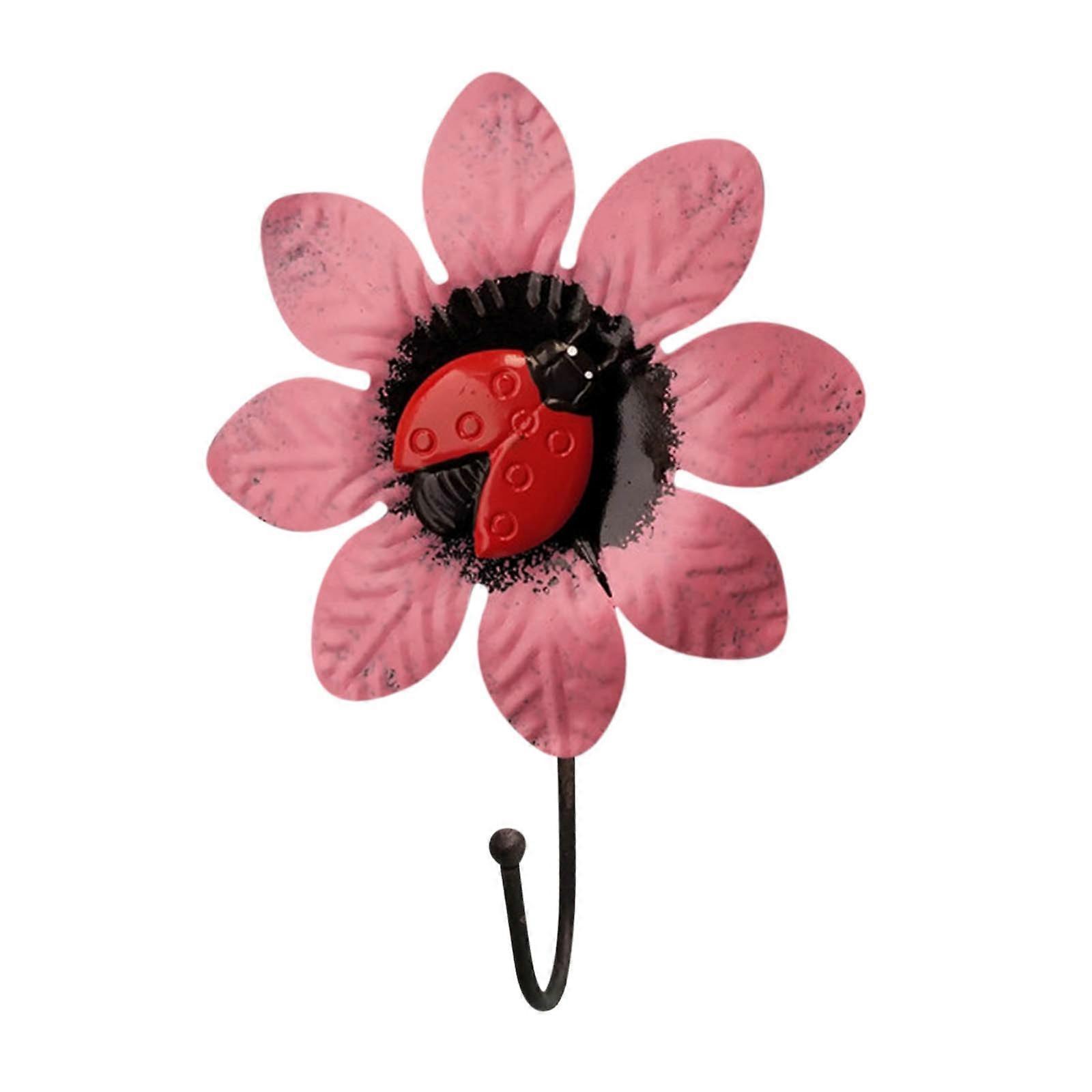 Decorative Wall Hooks, Art Flower Iron Wall Hanger for Kitchen  Coat