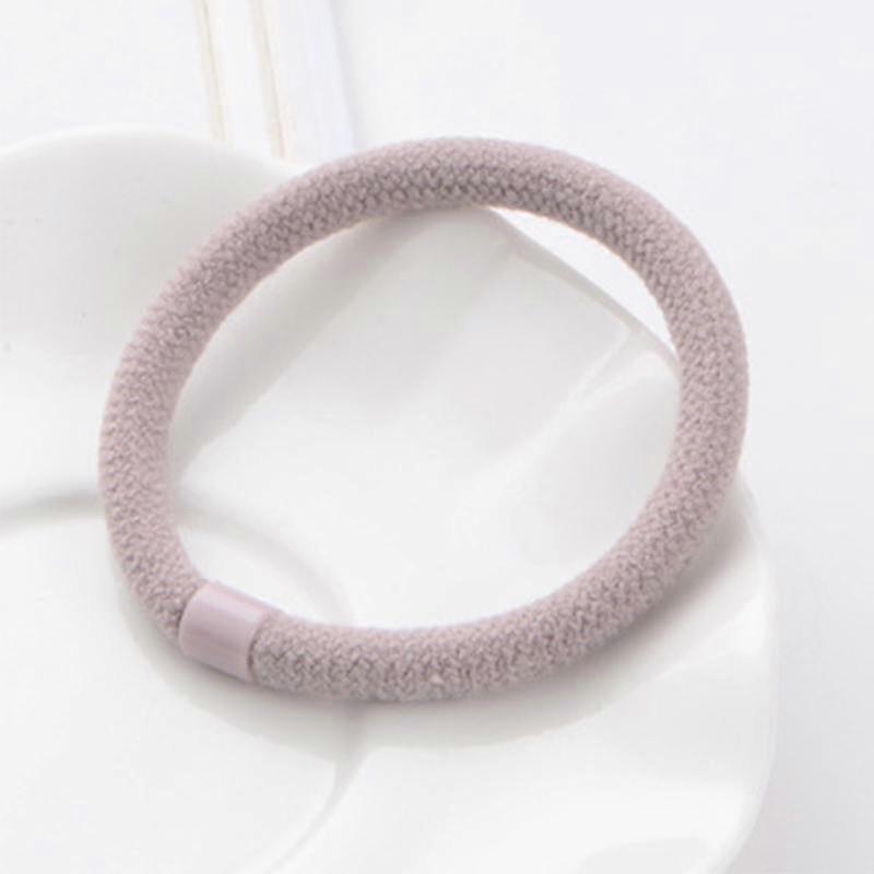 LNRRABC 10 יחידות/אריזה גומייות לנשים עמידות אלסטיות כותנה Overstriking חבל שיער מתכוונן