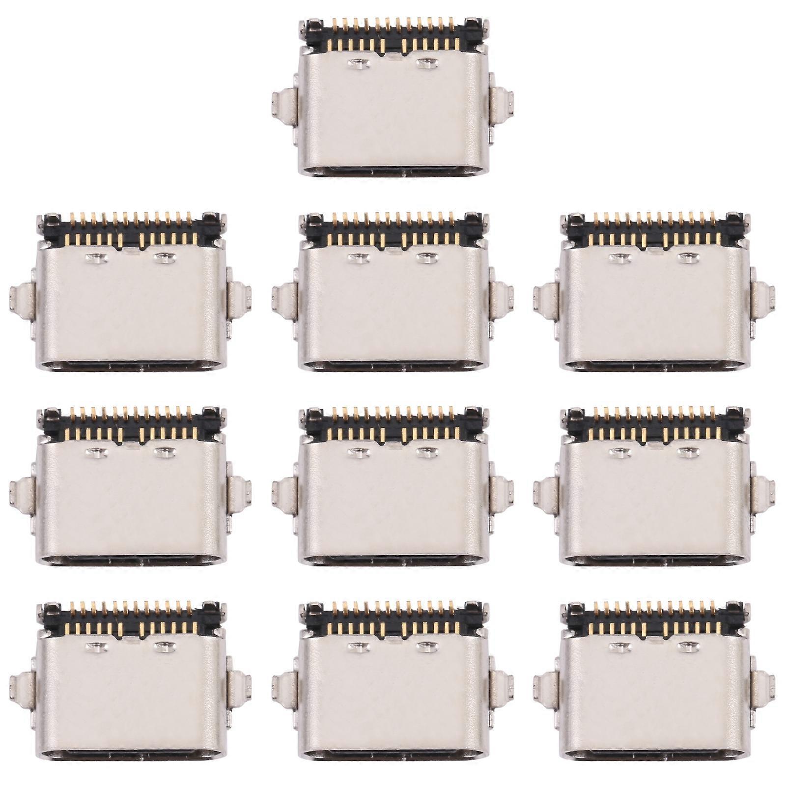 10 PCS Charging Port Connector for Lenovo M10 Plus TB-X606, TB-X606F
