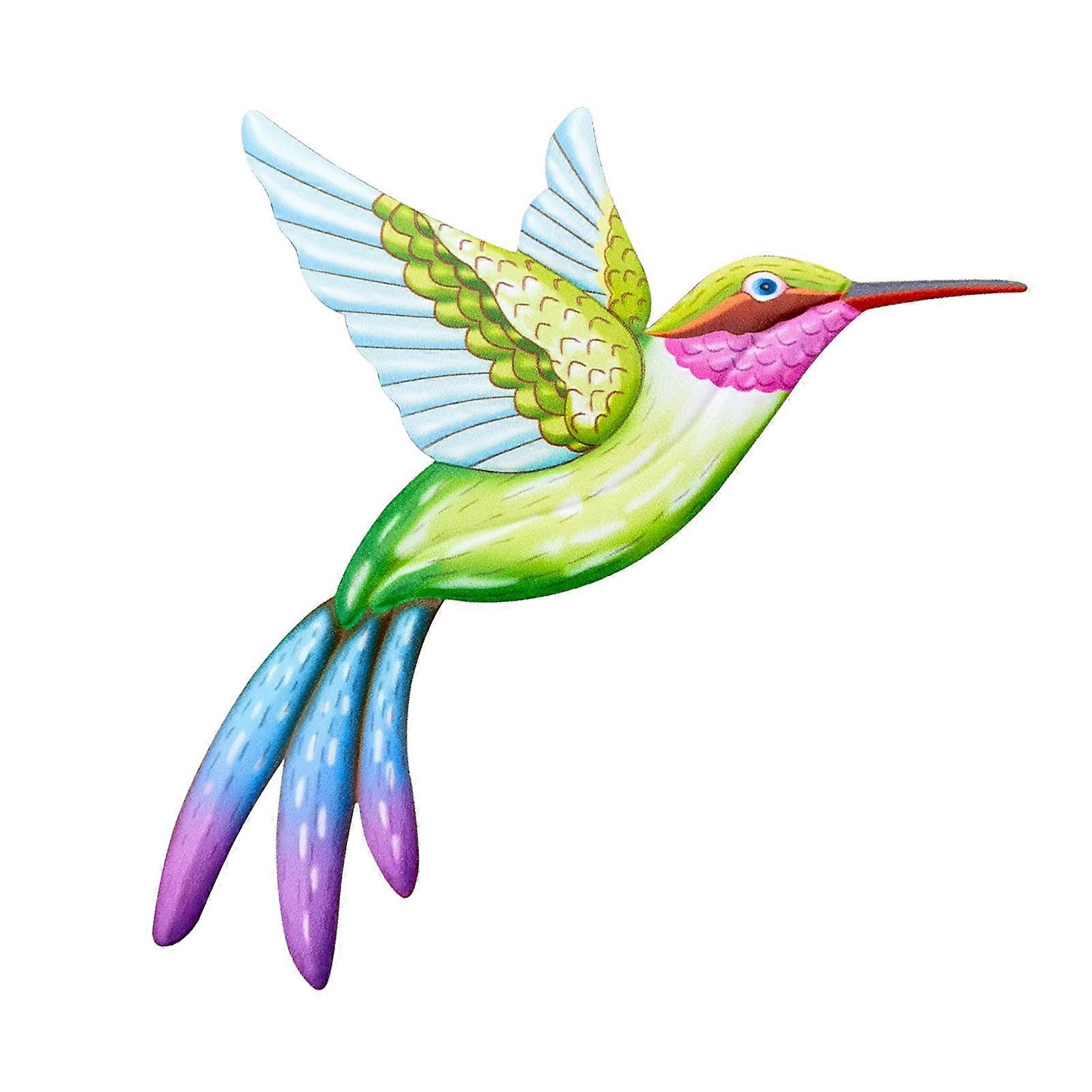 金属ハチドリ鳥の壁のアートワークガーデンデコレーションルームアートクラフトオーナメント屋内屋外吊り下げ壁の装飾