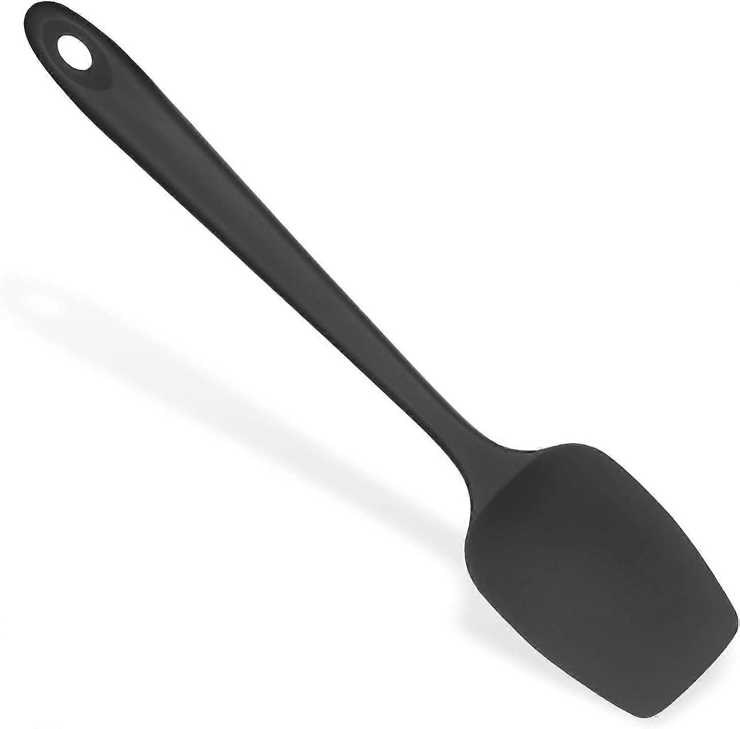 Heat Resistant Silicone Non-Stick Safe Spoon Scraper for Mixing 29 cm
