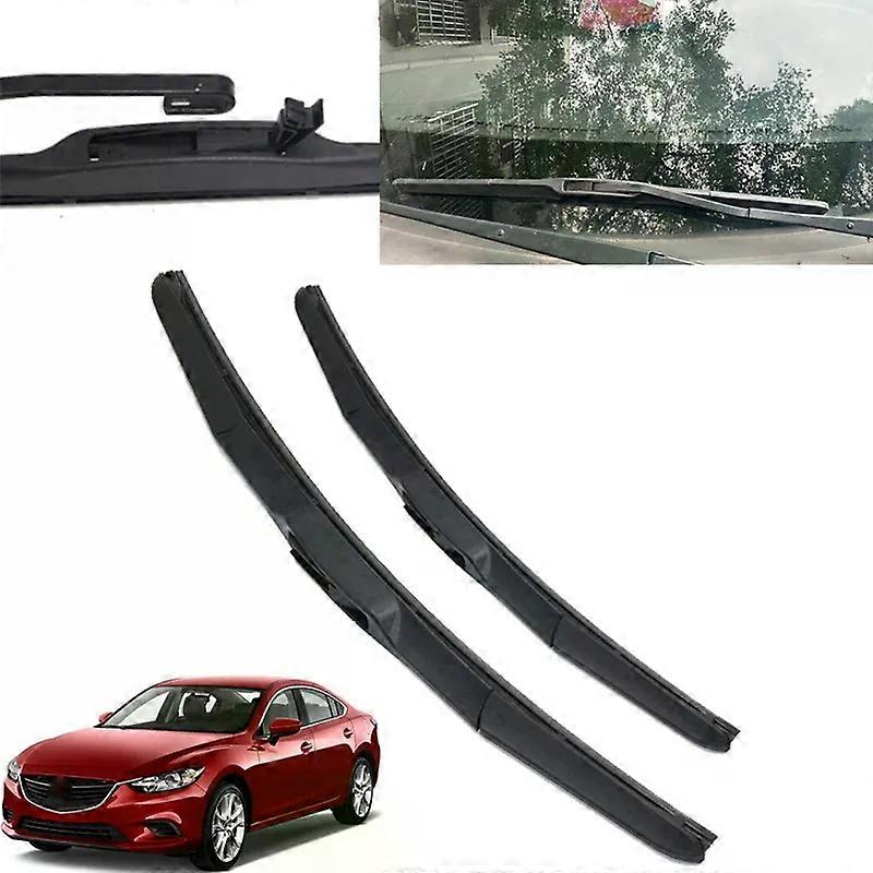 Front And Rear Hybrid Windshield Wiper Blades For Mazda 6 2014-2019 GJ GL Atenza Mazda6 Front Wiper Window