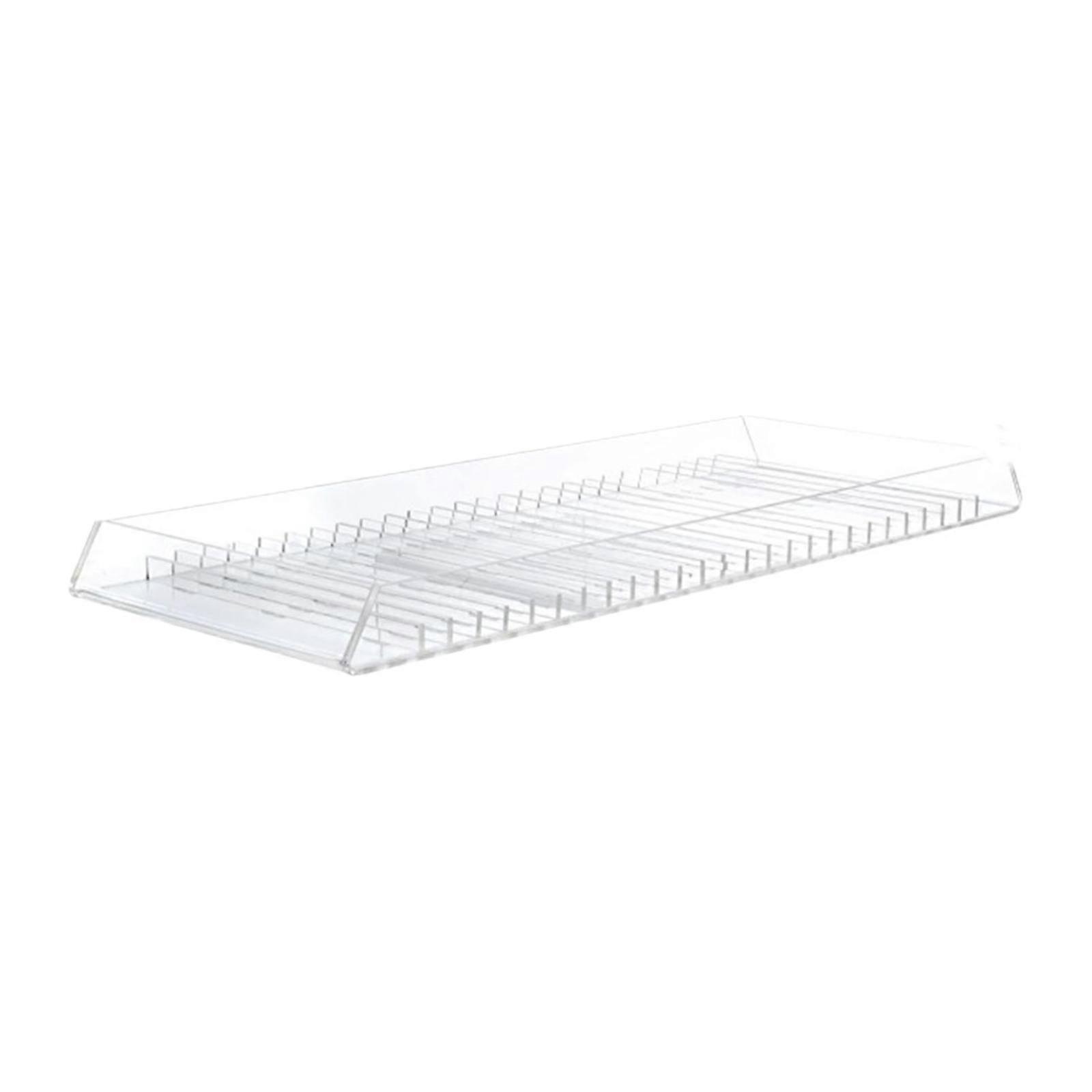 CD Holder 25 Standard CDs Capacity Acrylic Showcase Tabletop CD Storage Rack