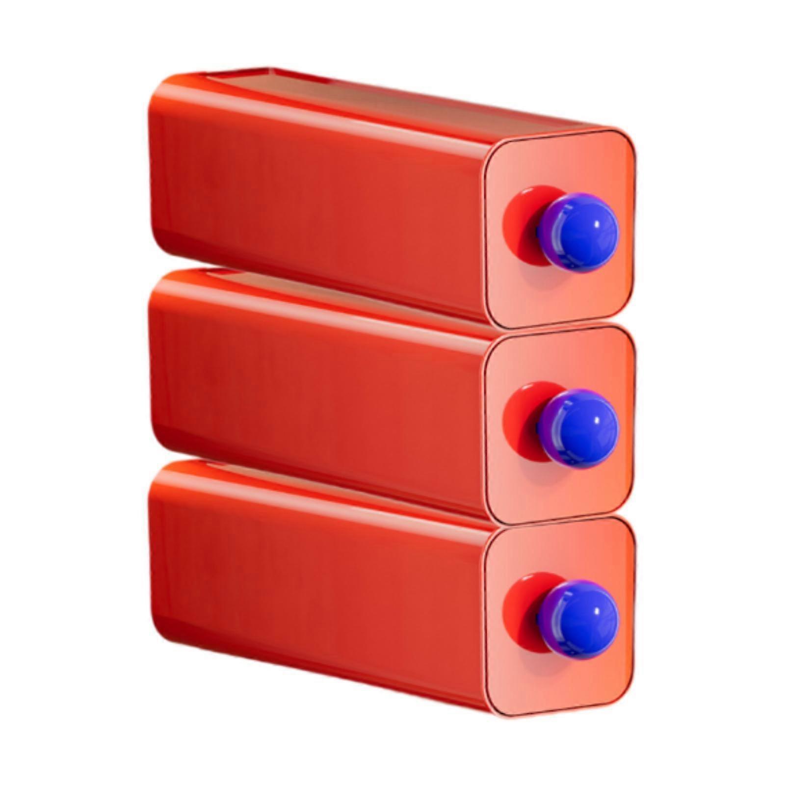 Wall Mount Storage Box 3 Tiers Desk Storage Drawer Box Stackable Versatile