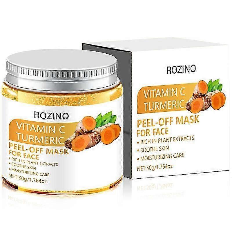 Turmeric Face Mask, Deep Cleansing, Brighten and Purifying Mask 50g For all Skin TypesPore-shrinking deep cleansing mask
