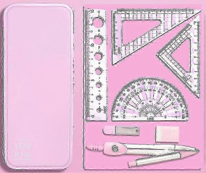 Precision Compass & Ruler Setfor Geometry and Technical Drawing