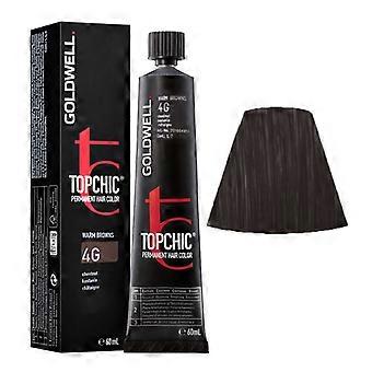 Goldwell Topchic Warm Browns 4G kastanja pysyvä hiusväri 60ml.