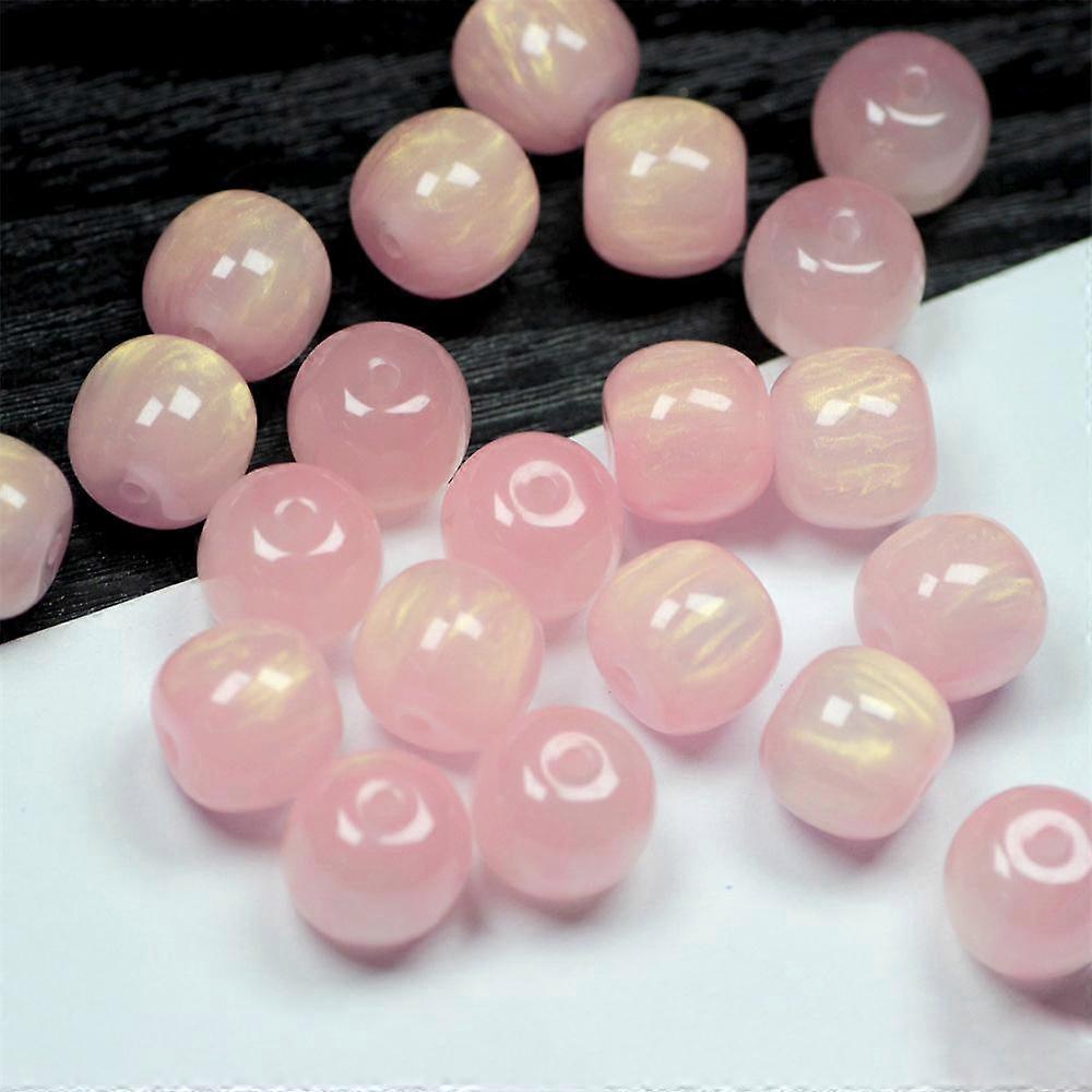 Beaded Material Cloud Dream Halo Dyed Necklace DIY Bracelet Jewelry Making Handmade Creative Pendants 25Pcs Cat Eye Effect Dundun Beads Fashion Resin