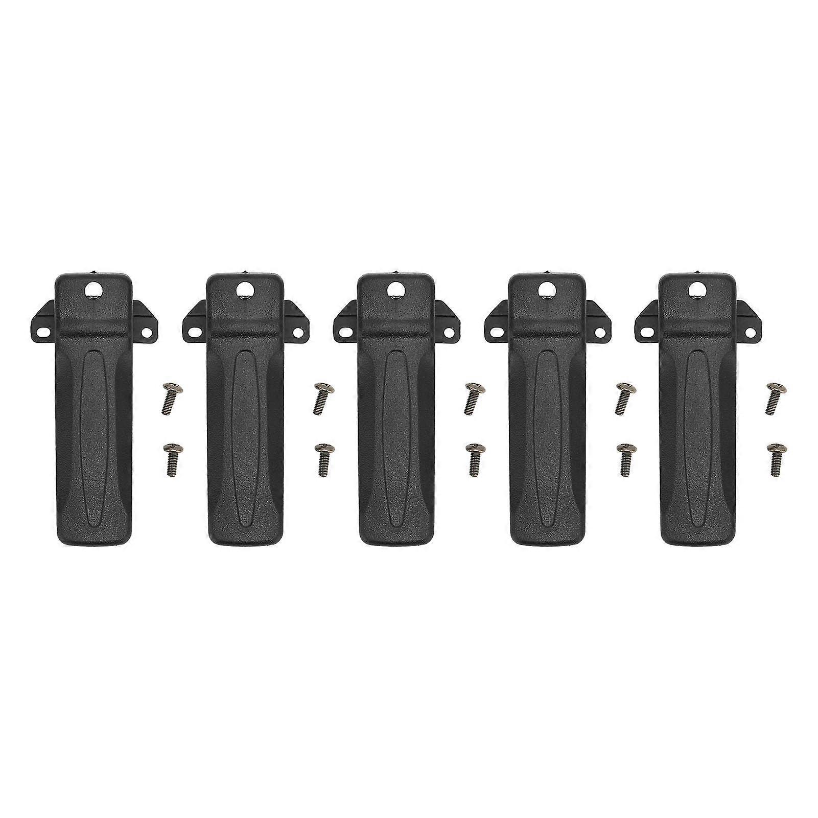 5Pcs Portable Durable Plastic Replacement Radio Belt Clip for Kenwood TK3207 TK2207 TK3207G TK2207G