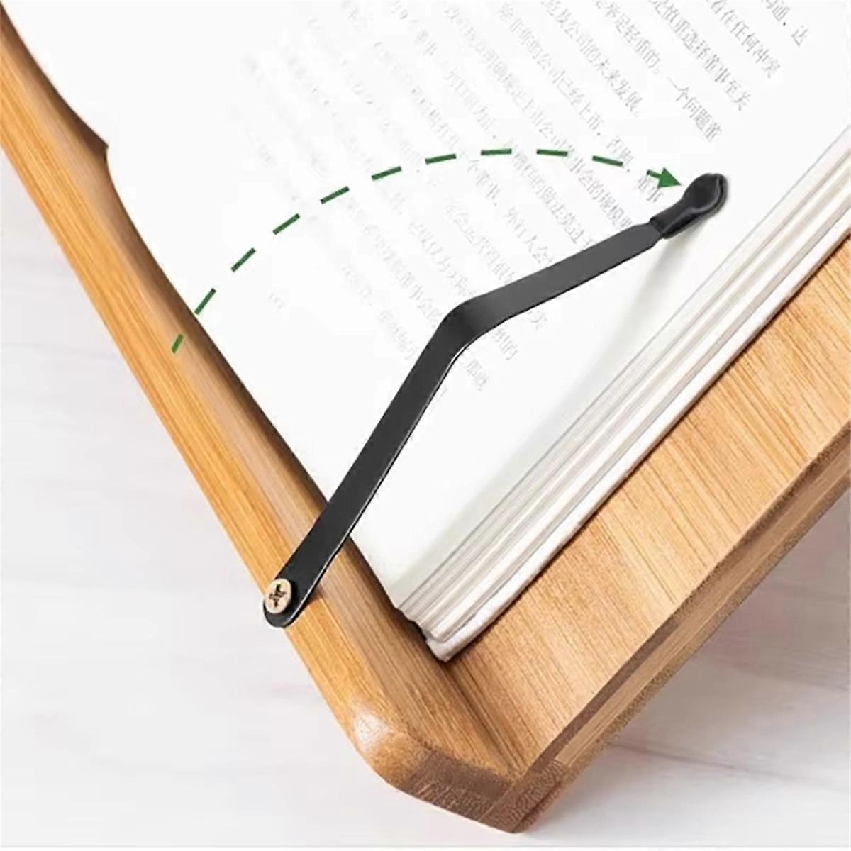 Foldable Book Stand - Portable Adjustable Tablet & Cookbook Holder