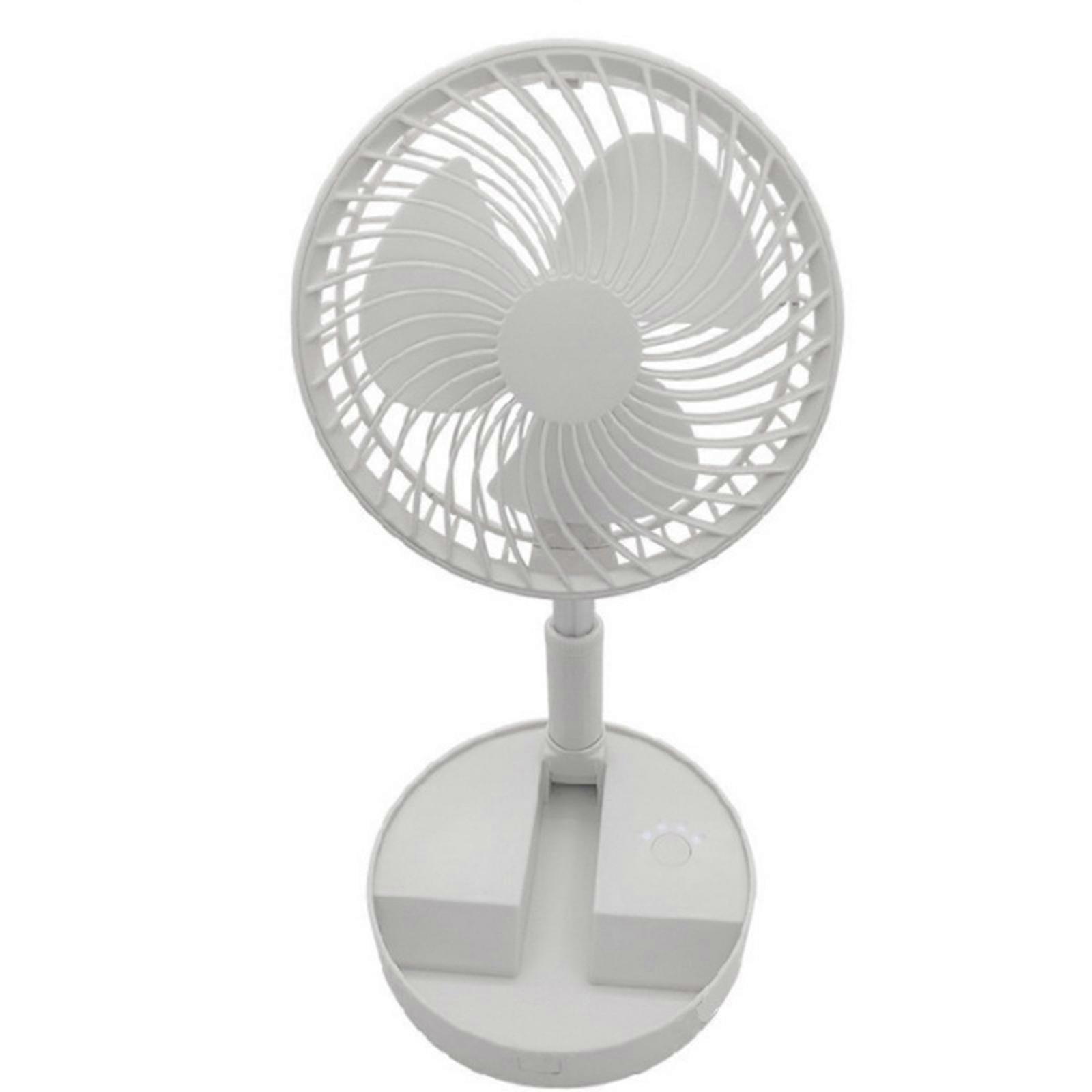 Foldable Rechargeable Desk Fan - Ultra-Quiet Portable Table Fan with Stand