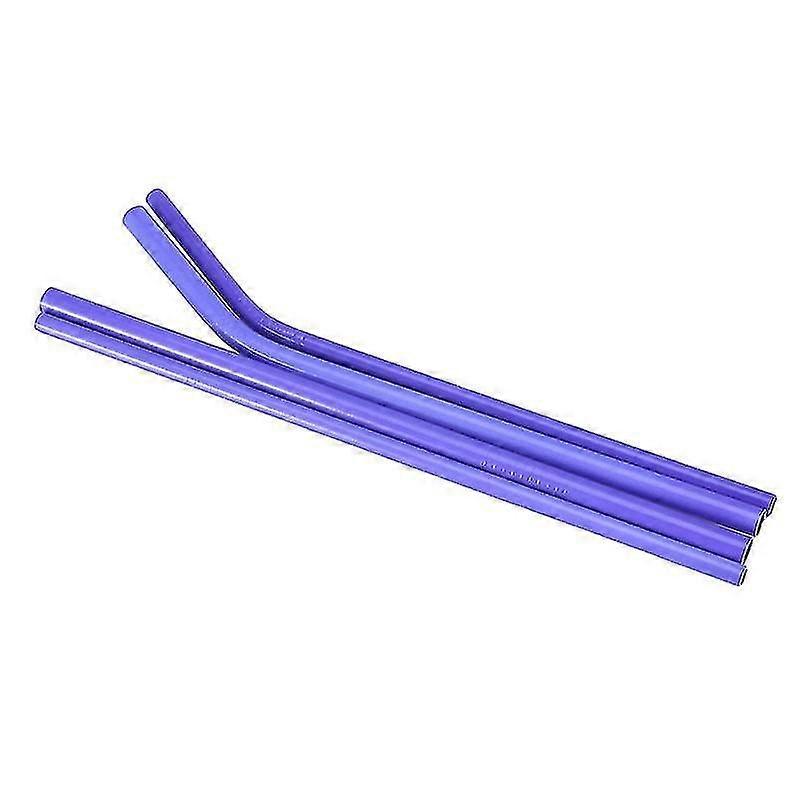 4pcs Straw Stainless Steel