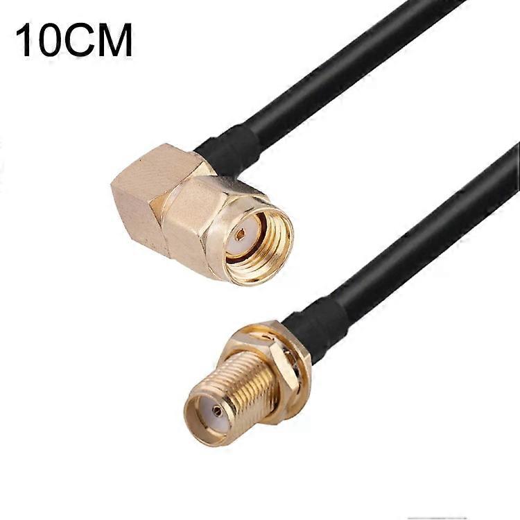 PR-SMA Male Elbow to SMA Female Coaxial Adapter Cable-10cm RG174