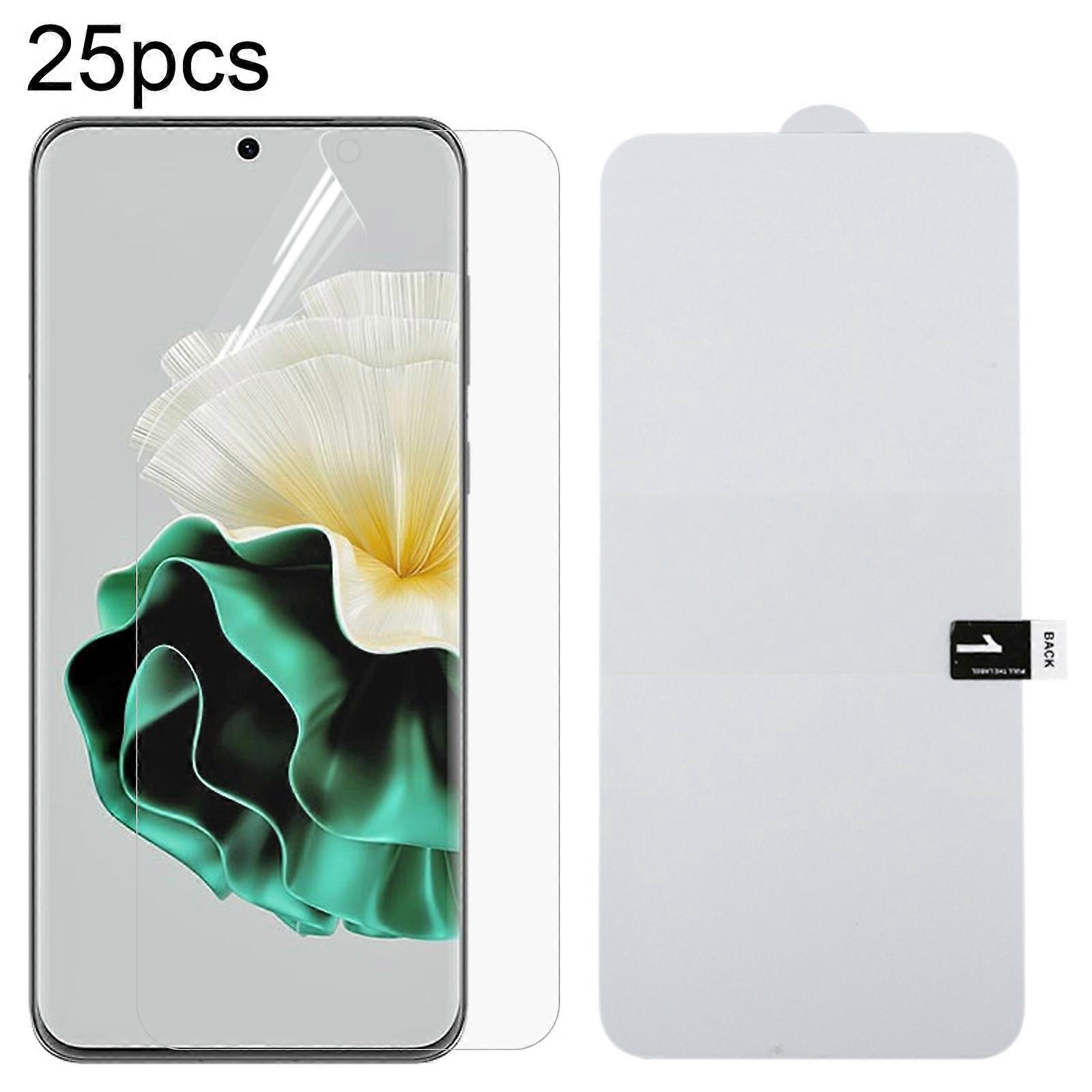 Huawei P60 / P60 Pro / P60 Art 25pcsフルスクリーンプロテクター防爆ヒドロゲルフィルム用Huawei P60 / P60 Pro / P60アート用(25個)