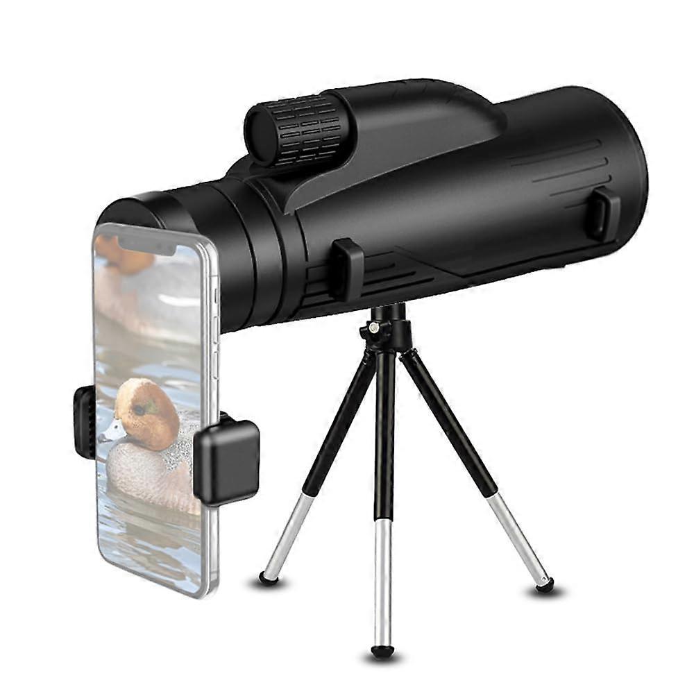 Monocular Telescope for Adults12X50 Optical Lens FMC Prisms BAK4 with Phone Holder
