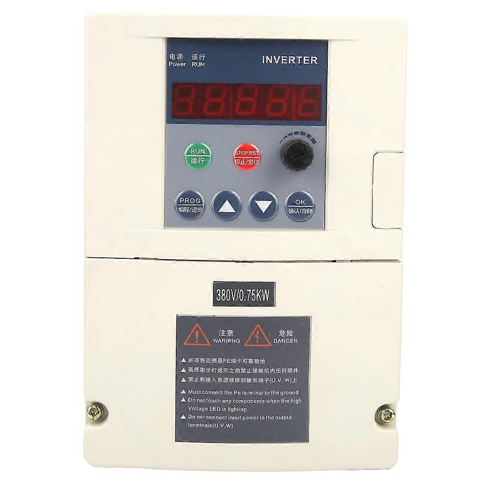 Single Phase In/3 Phase Out 380V Variable Frequency Converter Inverter Speed Controller(0.75kW)