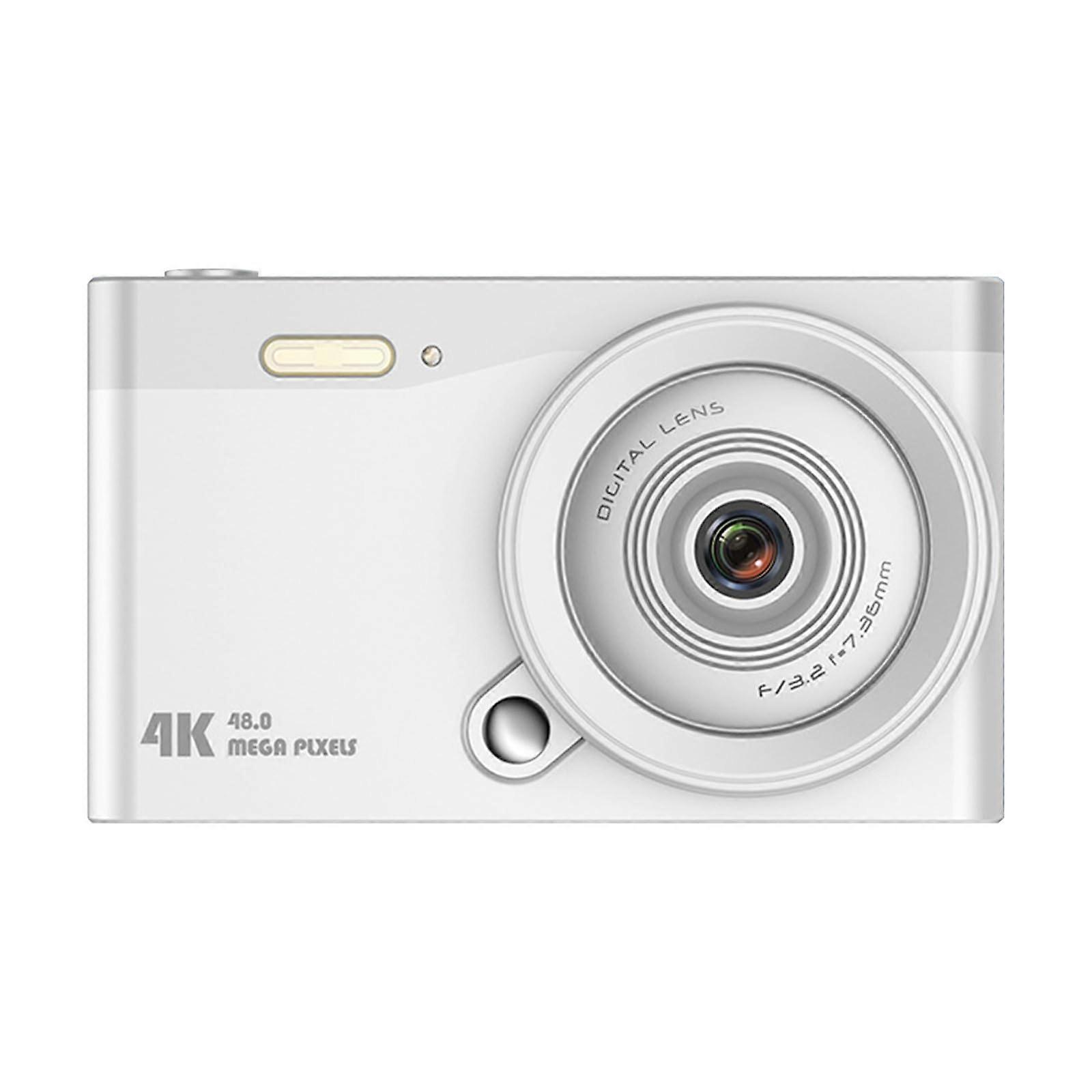4K Digital Camera 48MP Compact Vlogging Camera Portable Photography Pocket Size with High-Definition Video