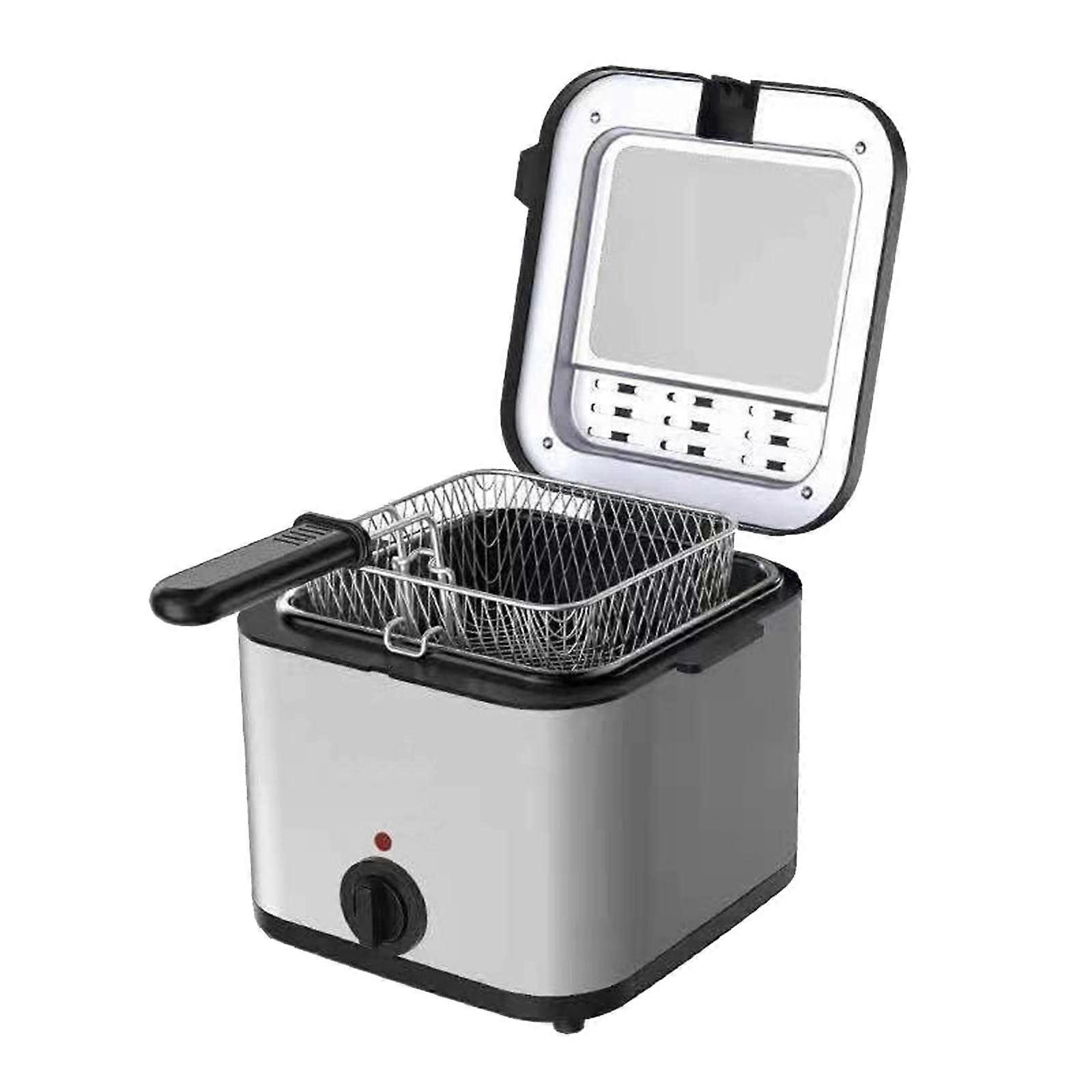 Mini Deep Frying Pot with Filter for Fried Foods and Potato Fries