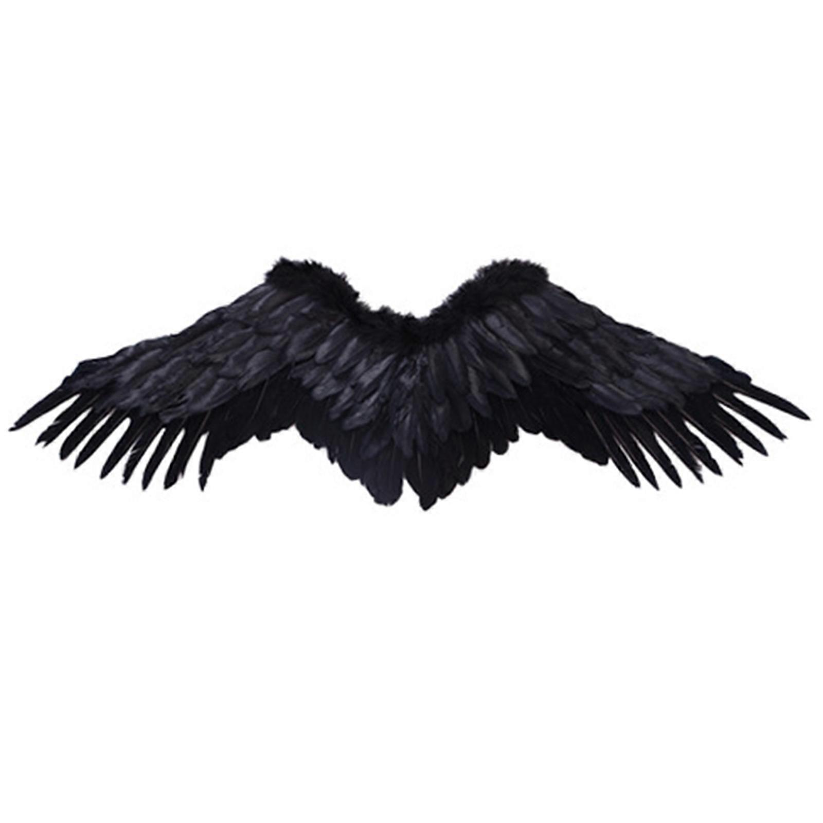 Angel Wings Costume with Adjustable Straps to Fit Most Sizes | Photo Shoot Prop,Halloween Costume,Comic-Con,Car Show  black swallow shaped