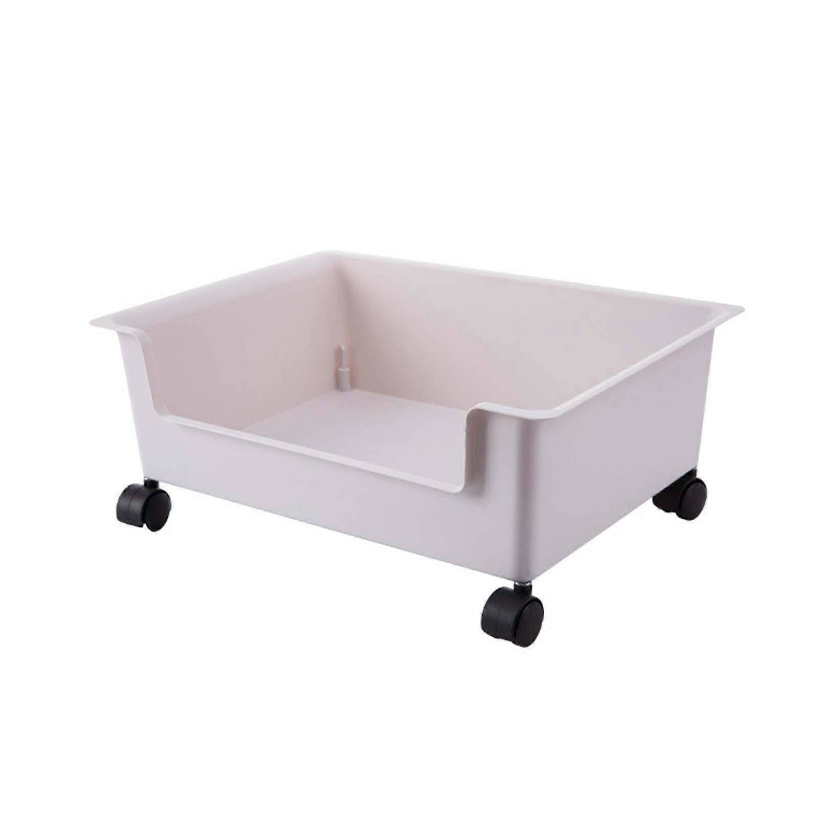 Mobile Student Classroom Bookcase with Pulley