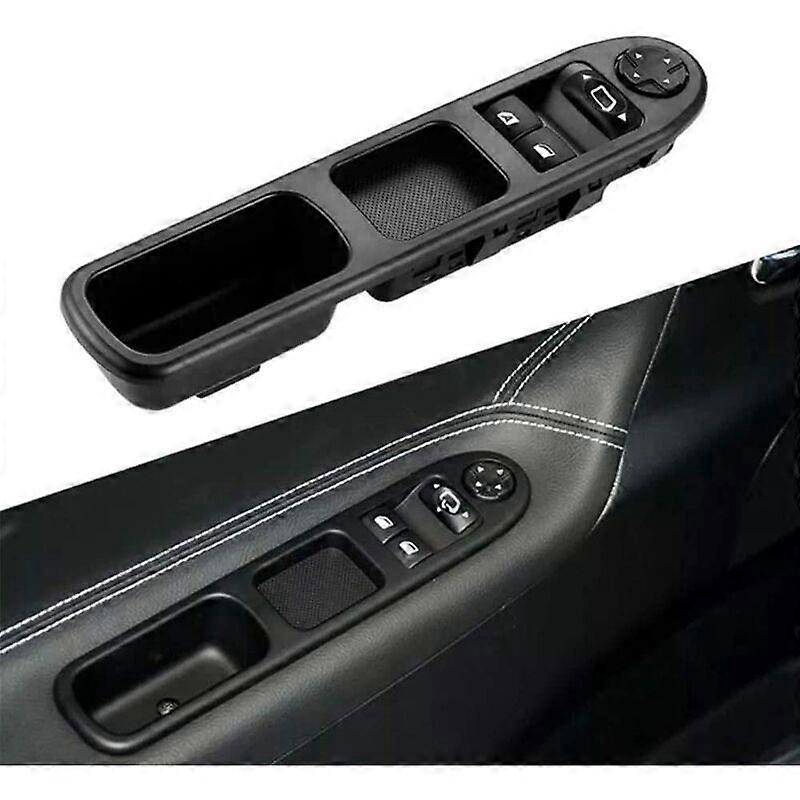 Window Lifter Front Left Drive SIDE Power Window Main Switch 6554.QC, Power Window Switch Compatible for Peugeot 207