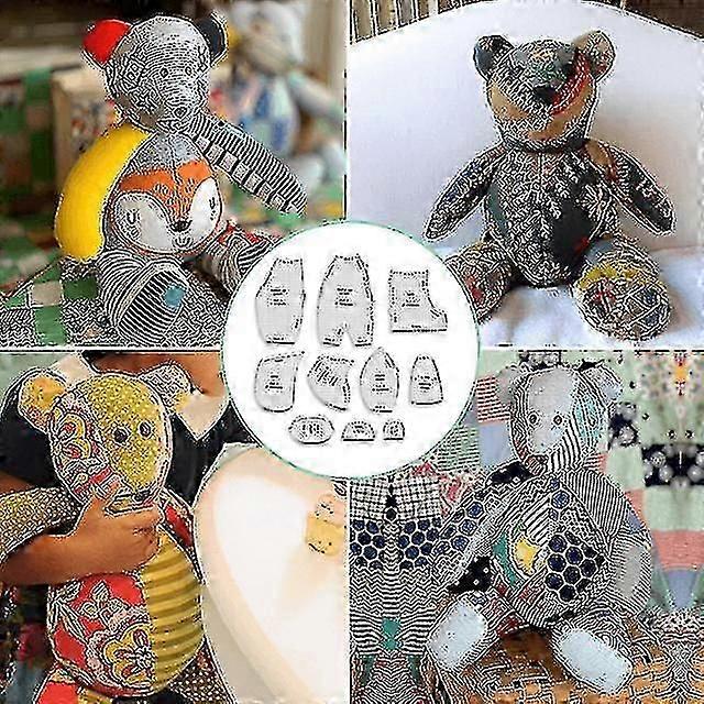 Memory Bear Template Ruler Set(10 Pcs) - With Instructions 20241117