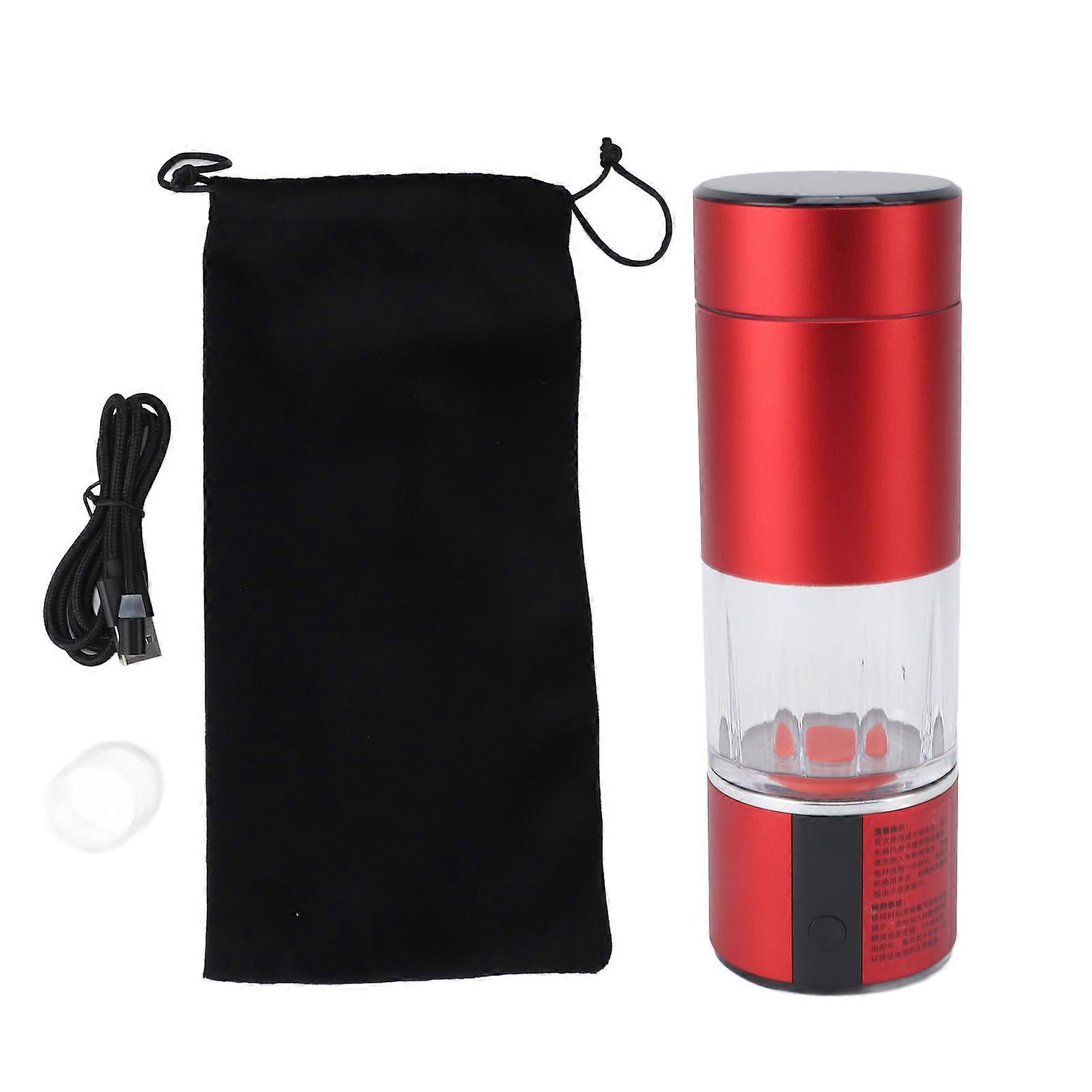 Bottle 230ml 6000ppb Magnetic Charging Electrolysis Nano Hydrogen Rich Water Generator with Colorful Light for Home