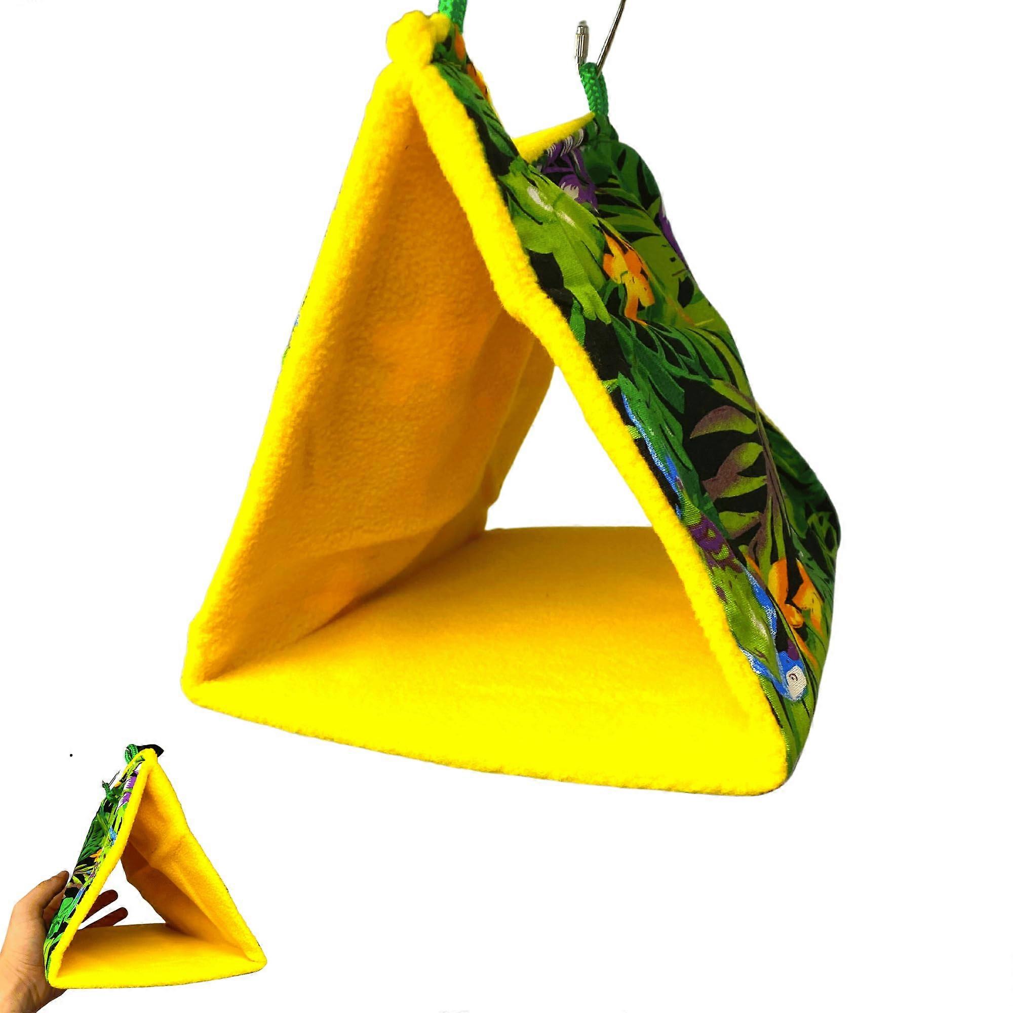 1690 Medium Colorful Jungle Fabric for Parrots, Parrotlets, Cockatiels - Soft and Cozy Hideaway