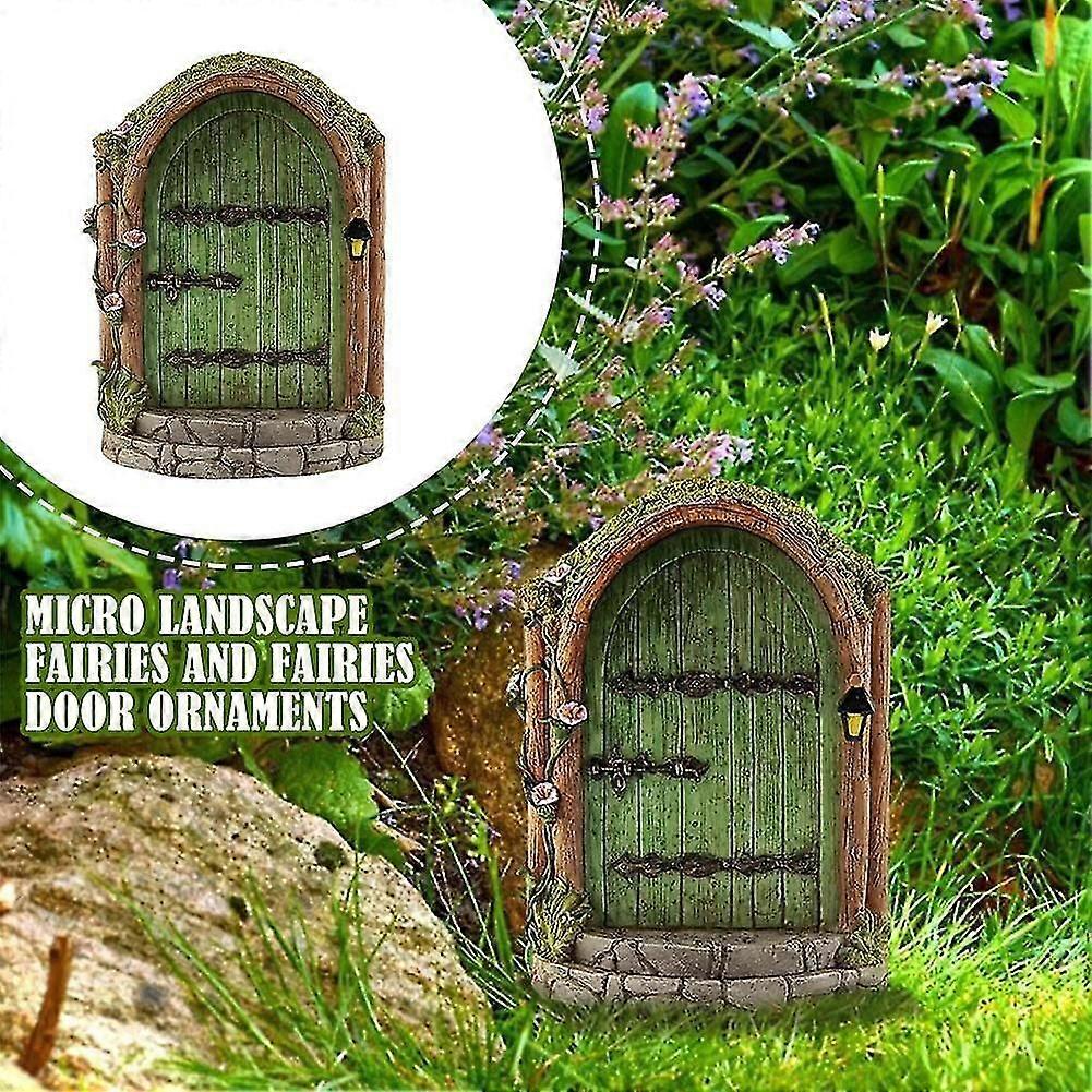 Miniature Pixie Elf Fairy Door Tree Garden Window Door Home Decoratib7