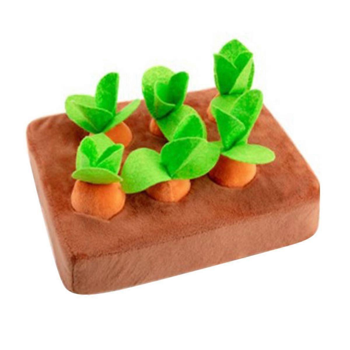 Plush Dog Toys Carrot Pulling Interactive Training Toys for Small Medium Dog Cats Bite Resistant Puppy Chew Toy