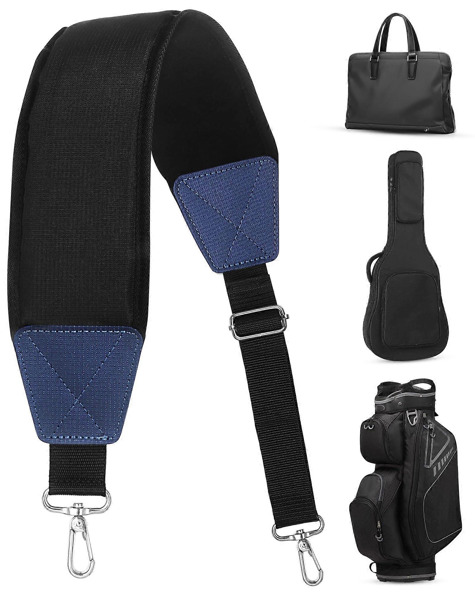 Golf Bag Strap Single Padded Shoulder Strap Adjustable Thick Pad Straps Universal Replacement Quick Release