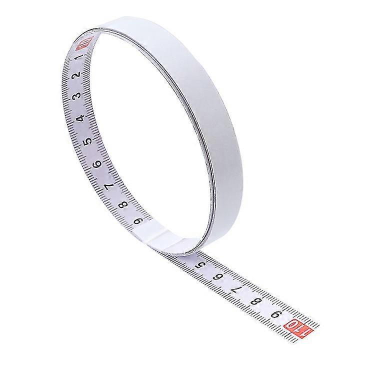 1m/13mm Pit and Tape Measure with Adhesive White Design
