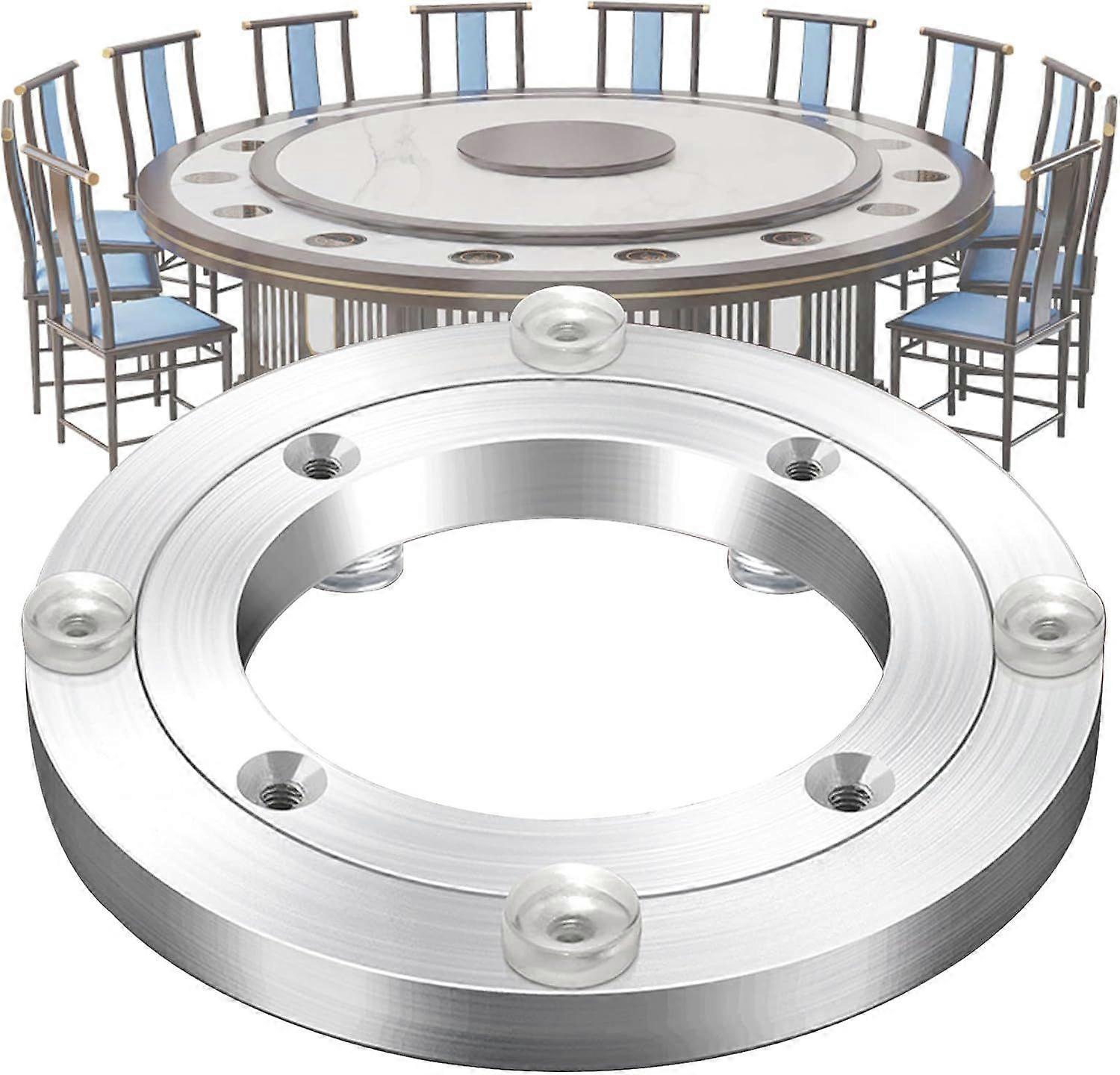 Βαρέων καθηκόντων βάση πικάπ, ρουλεμάν πικάπ 12cm, επιτραπέζιο ρουλεμάν κραμάτων αργιλίου, σιωπηλό 360 περιστρεφόμενο, για έπιπλα τραπεζιού τραπεζαρίας