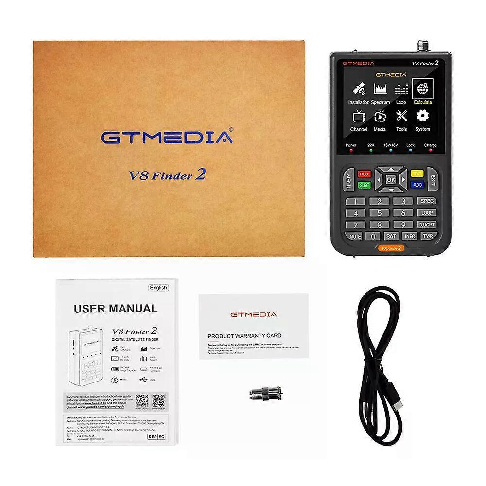 PROFI Satfinder SAT Finder Meter Type-C Quick Charge DVB-S2/S2X SAT Receiver