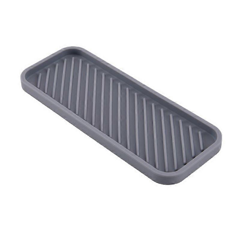 2Pcs Silicone Drain Tray,Sink Organiser,Drain Tray for Sinks,Bathroom