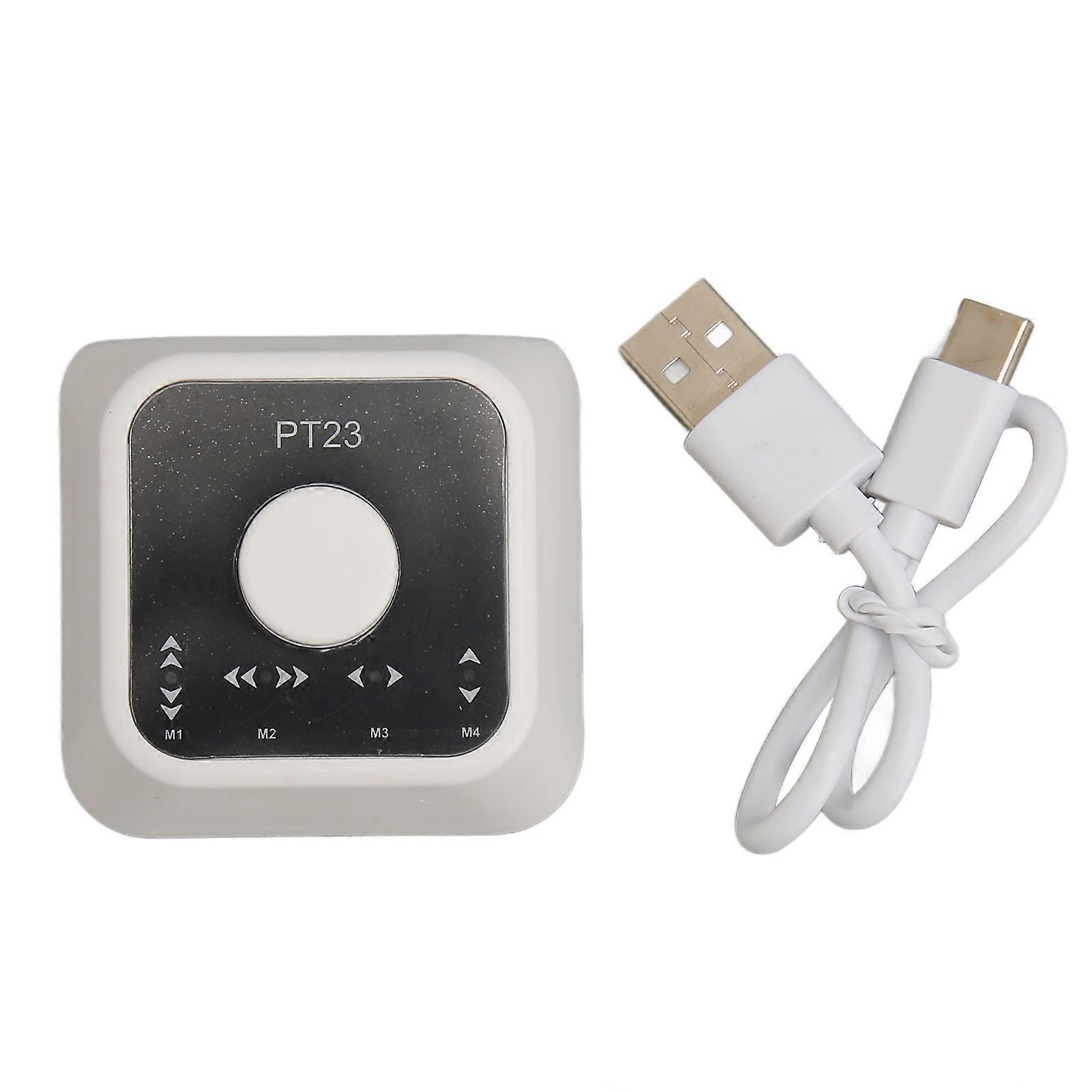 Bluetooth Control Page Turner Multifunctional Custom Programming Buttons Wireless Foot Pedal for Computers Phones