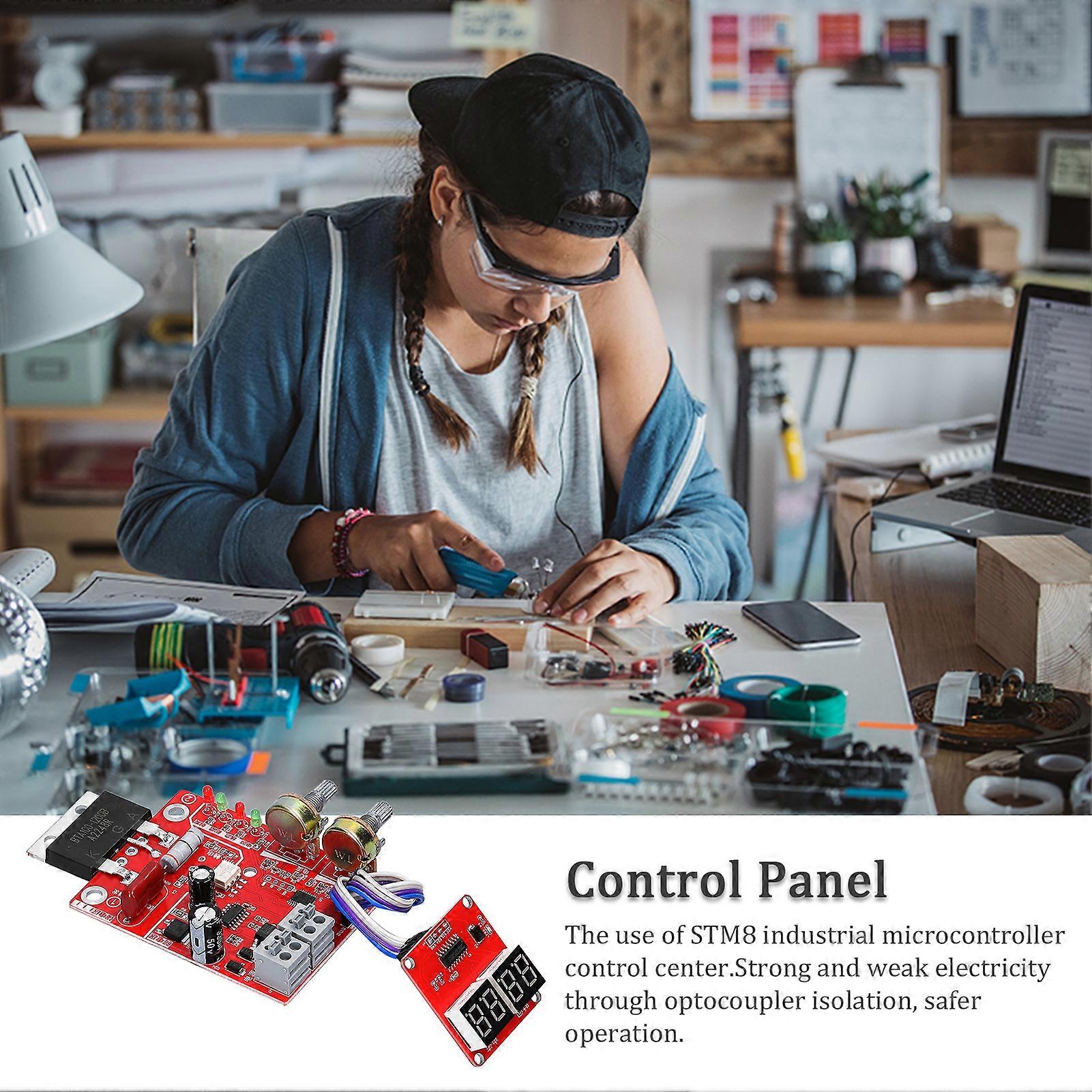 Portable Digital Display Spots Control Panel Spots Welding Machine Time and Current Controller