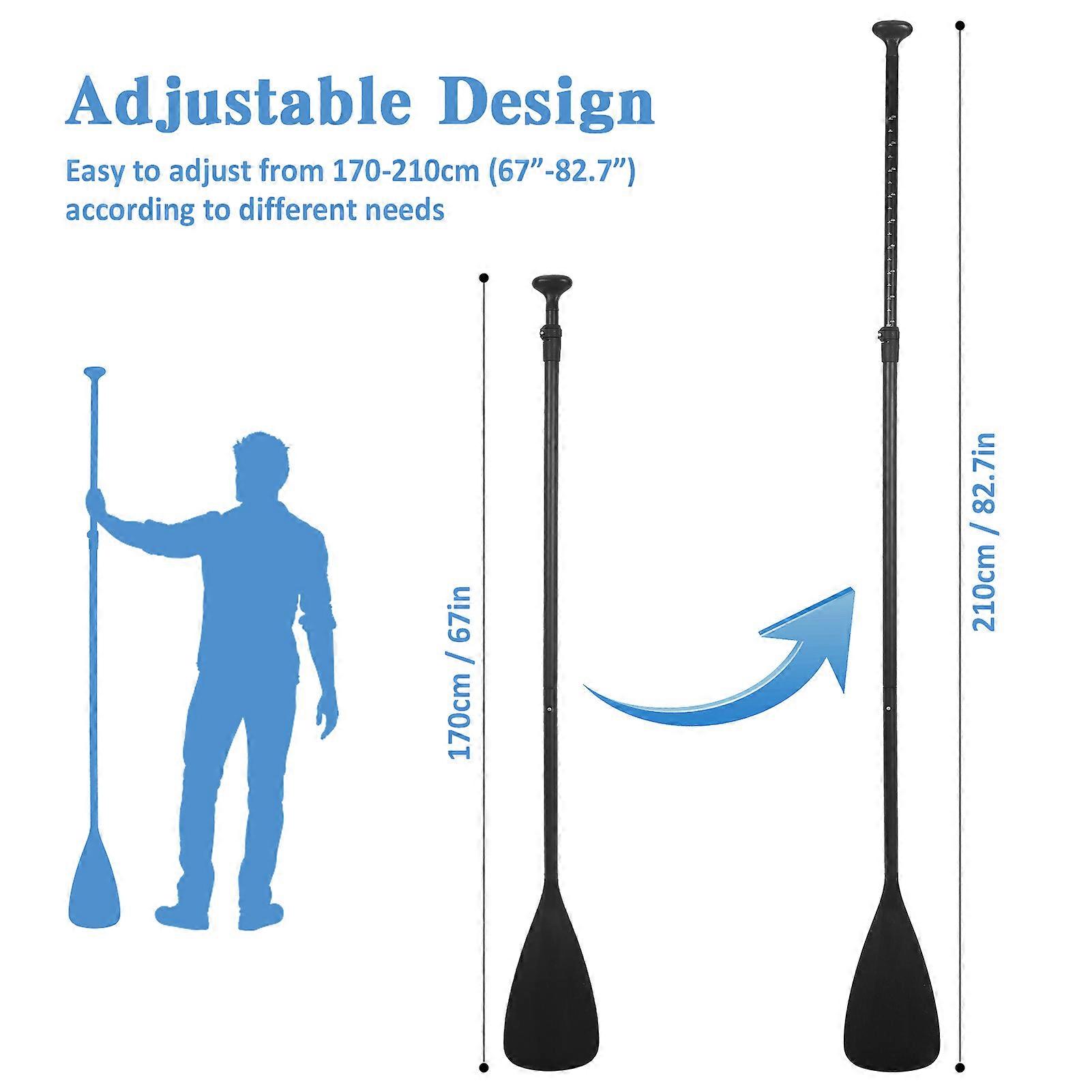 Dual Purpose 4-Piece Aluminum Paddle Paddle Stand up Paddle Board Paddles Kayak Paddle Oar