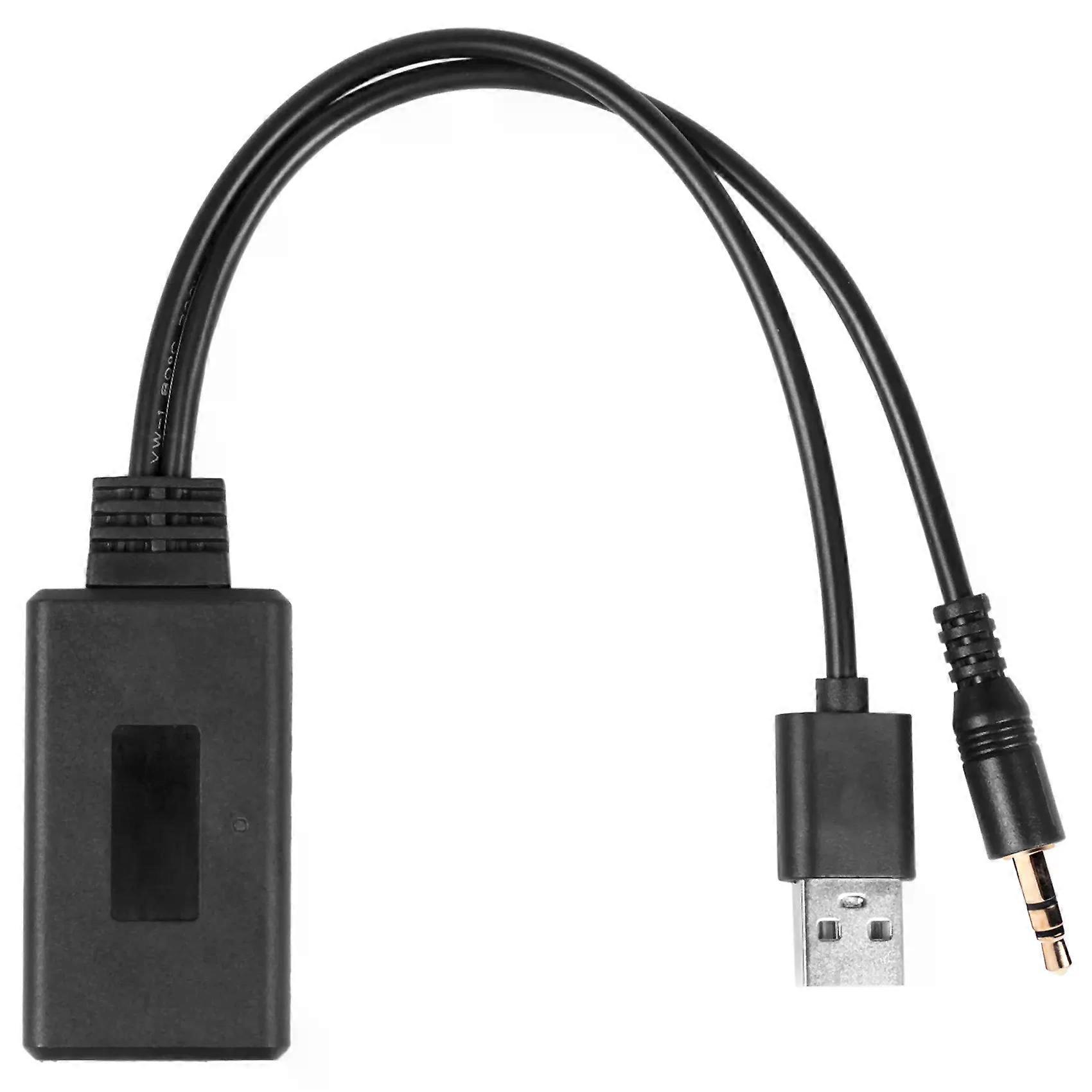 Car Wireless Bluetooth Module Music Adapter Auxiliary Receiver Aux Audio Usb 35Mm Socket For Bmw E90 E91 E92 E93