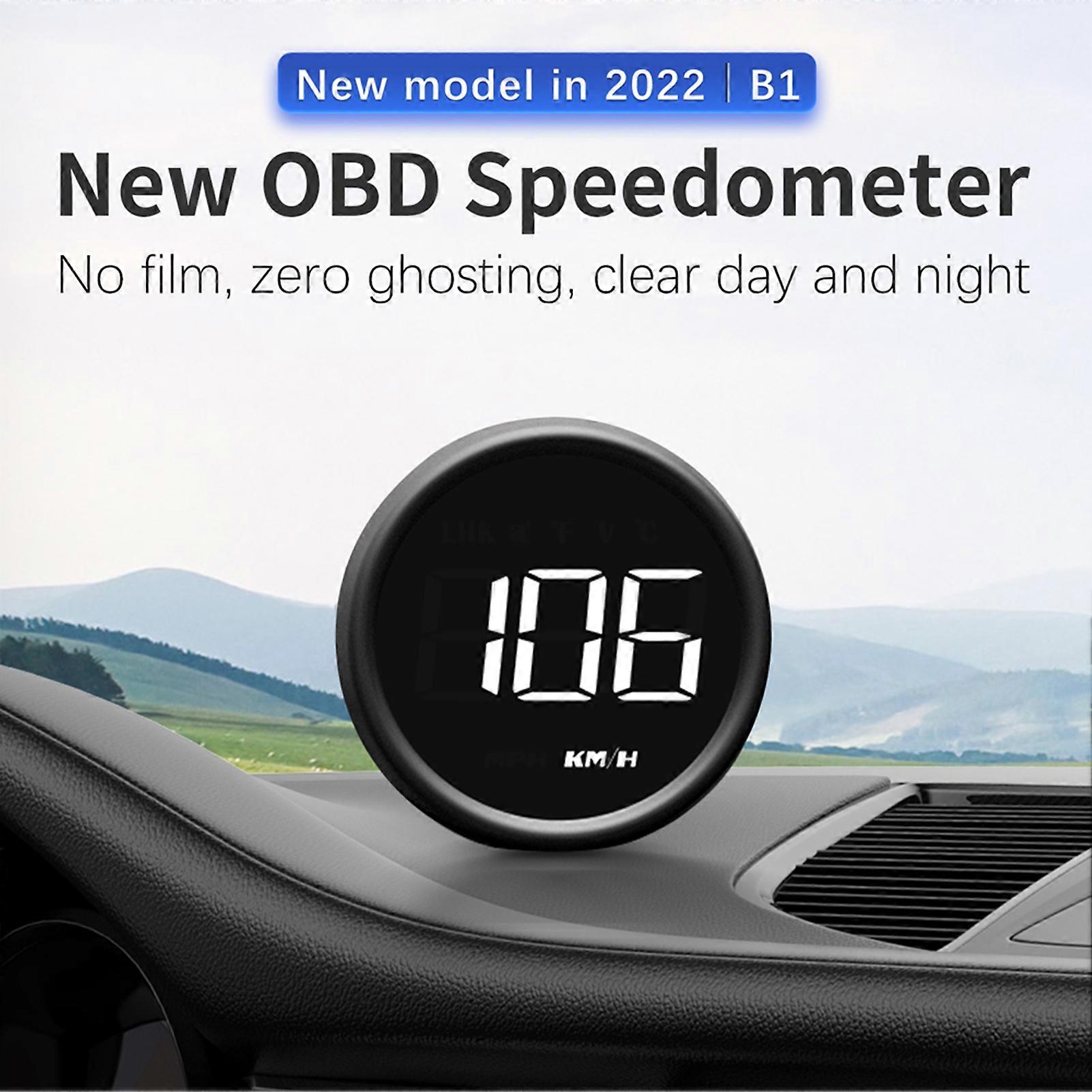 Car New OBDII Head-up Display B1 Multi-Functions Car Diagnostic Detector Speedometer Safe Driving