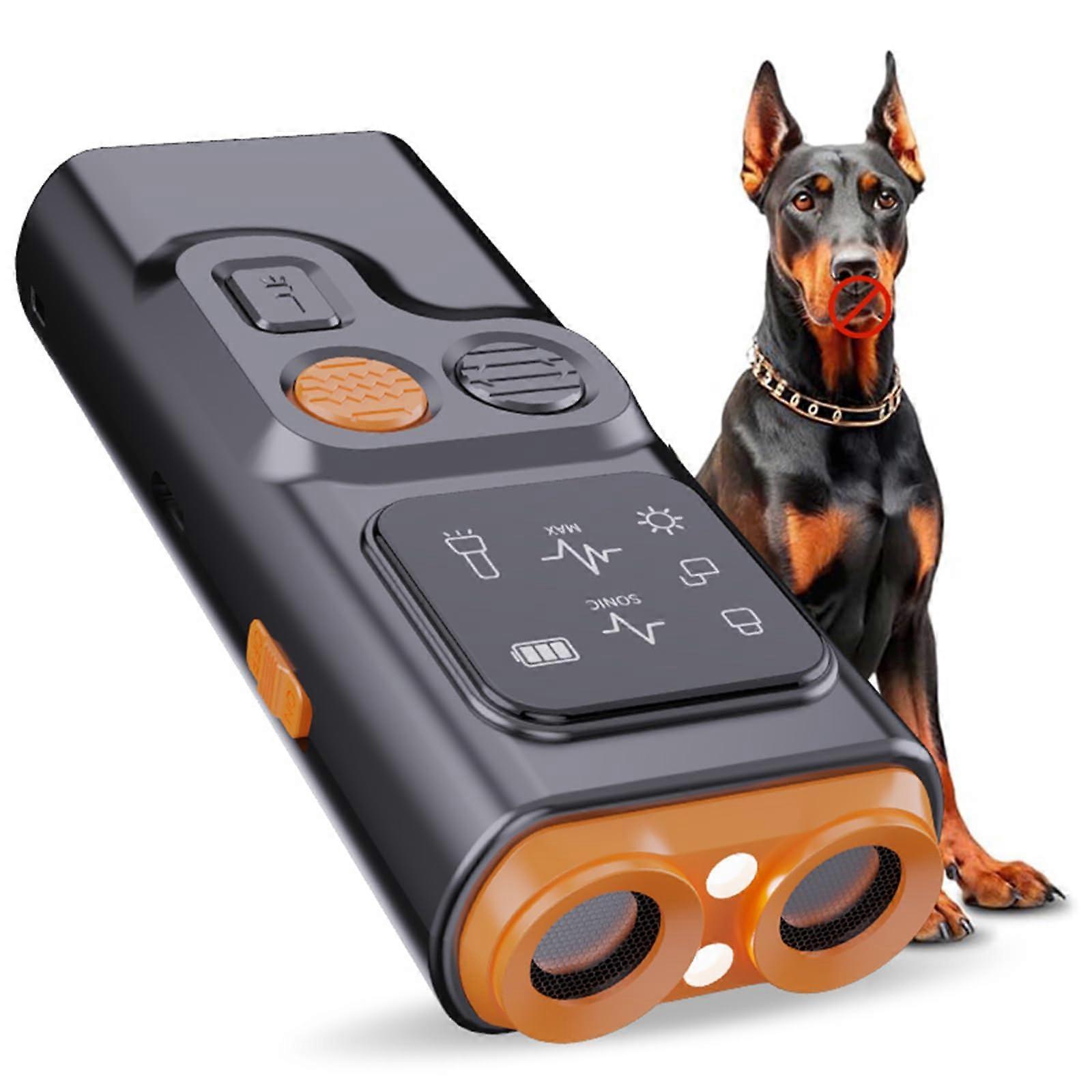 R7 Dog Repeller Ultrasonic AntiBarking Device with LED Bark Control for All Dogs