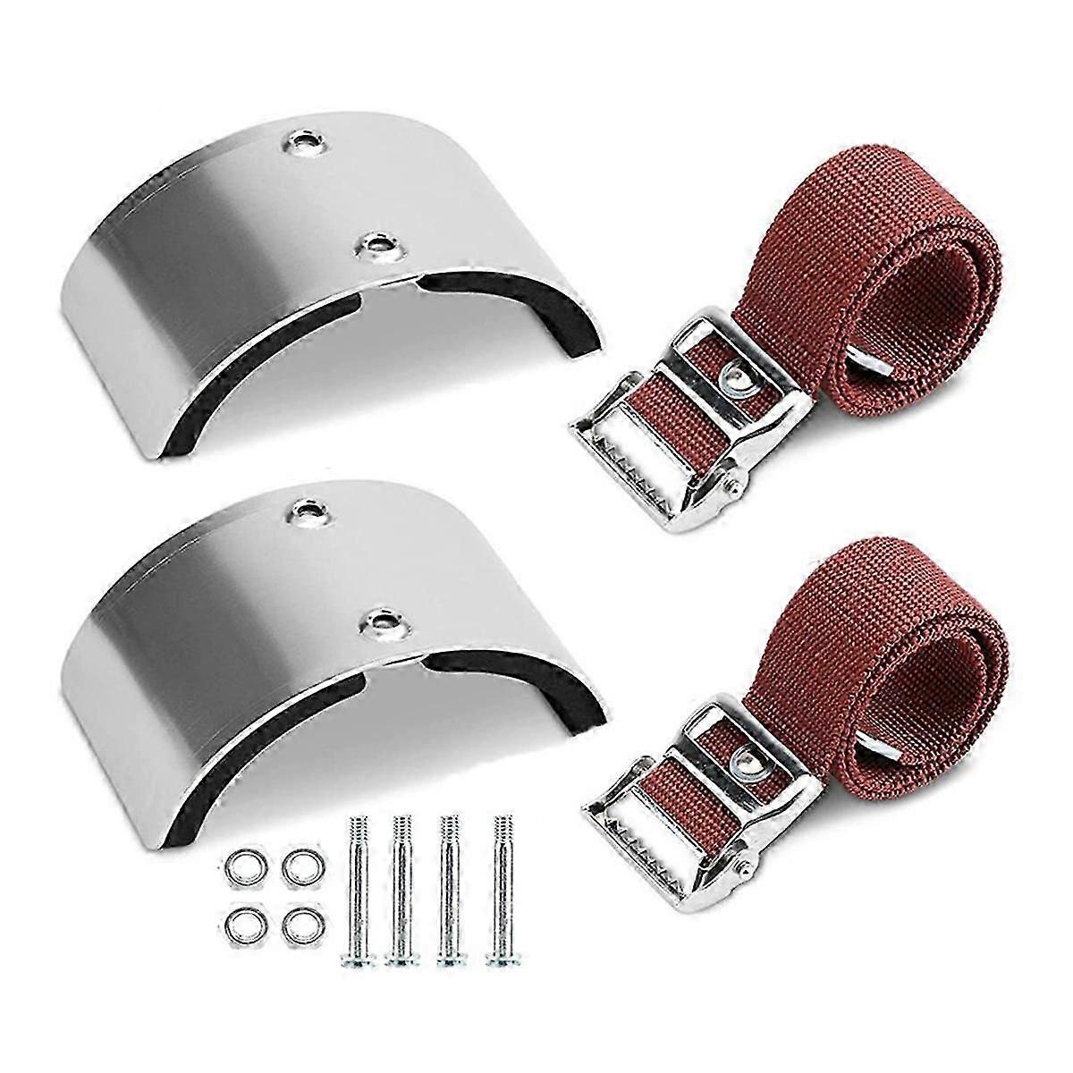 طقم أحزمة الراحة الركائز المتينة ، أحزمة متينة عالمية للحوائط الجافة ومسند القدم ، بدائل حزام الساق المتينة