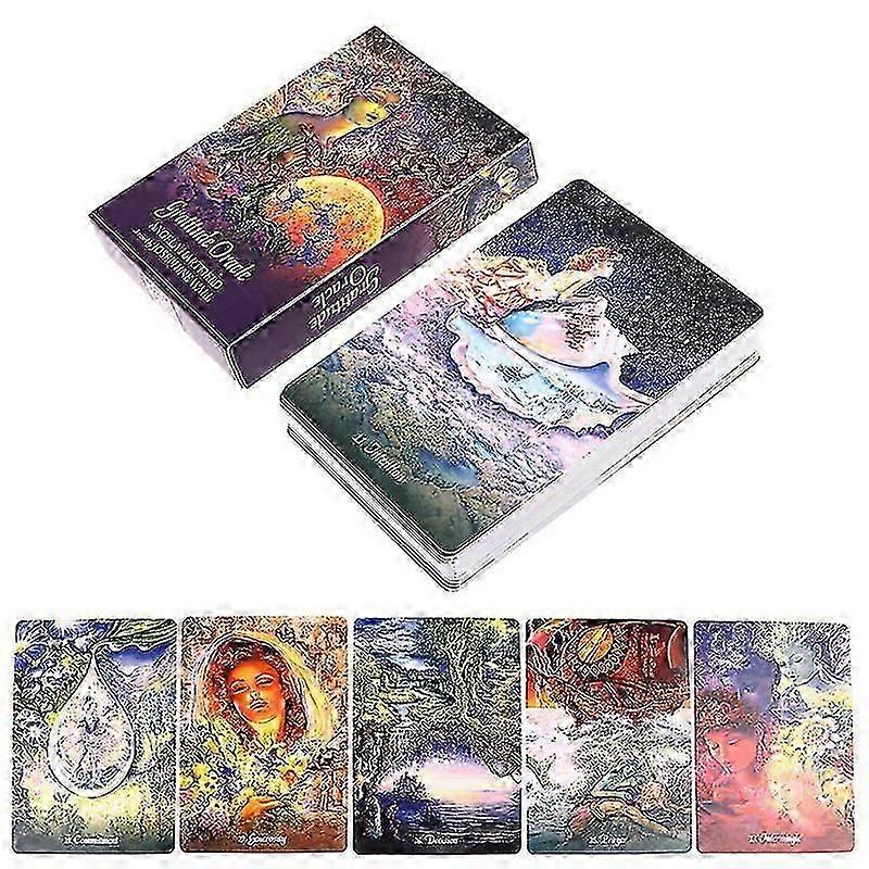 1box Gratitude Oracle Cards Tarot Card Prophecy Divination Deck Party Board Game