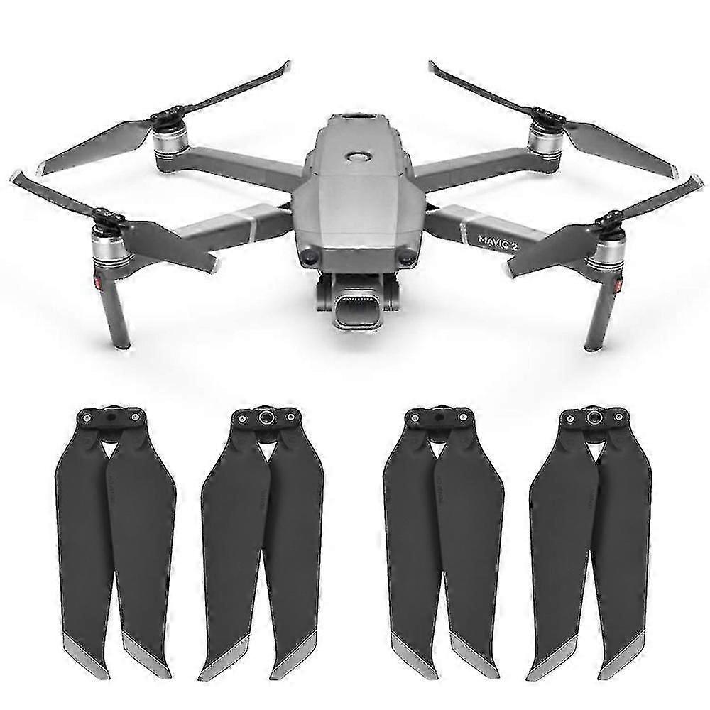 2 Pairs 8743f Low-noise Quick-release Propellers Blades For Dji Mavic 2 Pro/zoom-Excellence