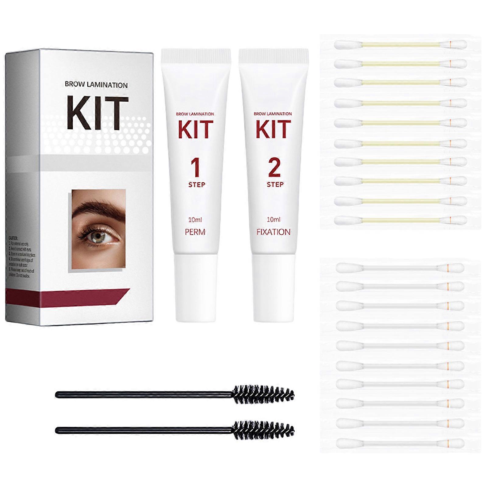 Fashion Lash And Brow Color Set Easy To Use Safe Safe Eyelash Dye Eyebrow Perm Kit Beauty Products