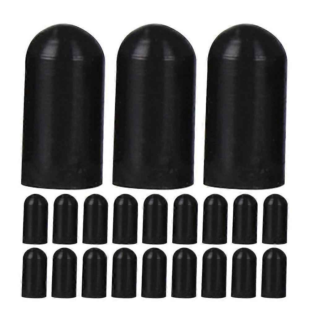 30pcs Drumstick Dampeners for Silencing Drum Practice Silicone Drumstick Tips Mute Clacking Sound from Sticks on Solid Surfaces