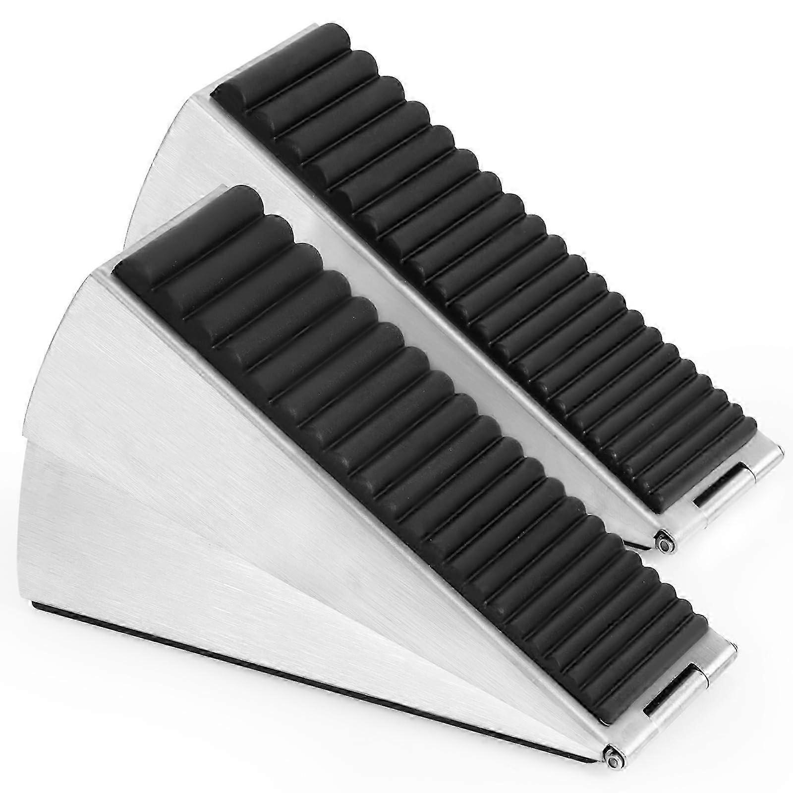 Heavy-Duty Adjustable Spring Door Stops, 3" High, Case Pack