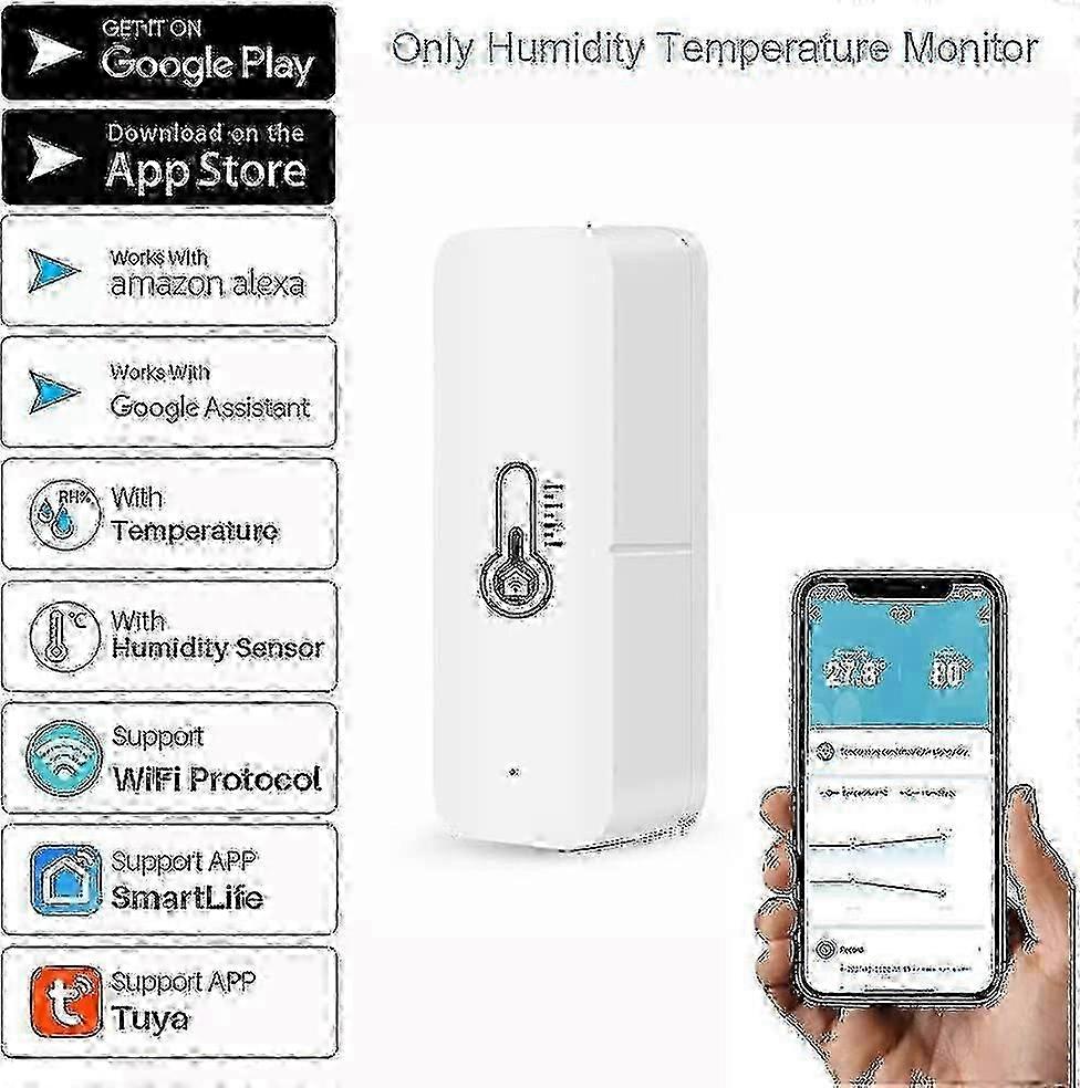 WiFi Enabled Hygrometer Thermometer for Remote Home Climate Monitoring