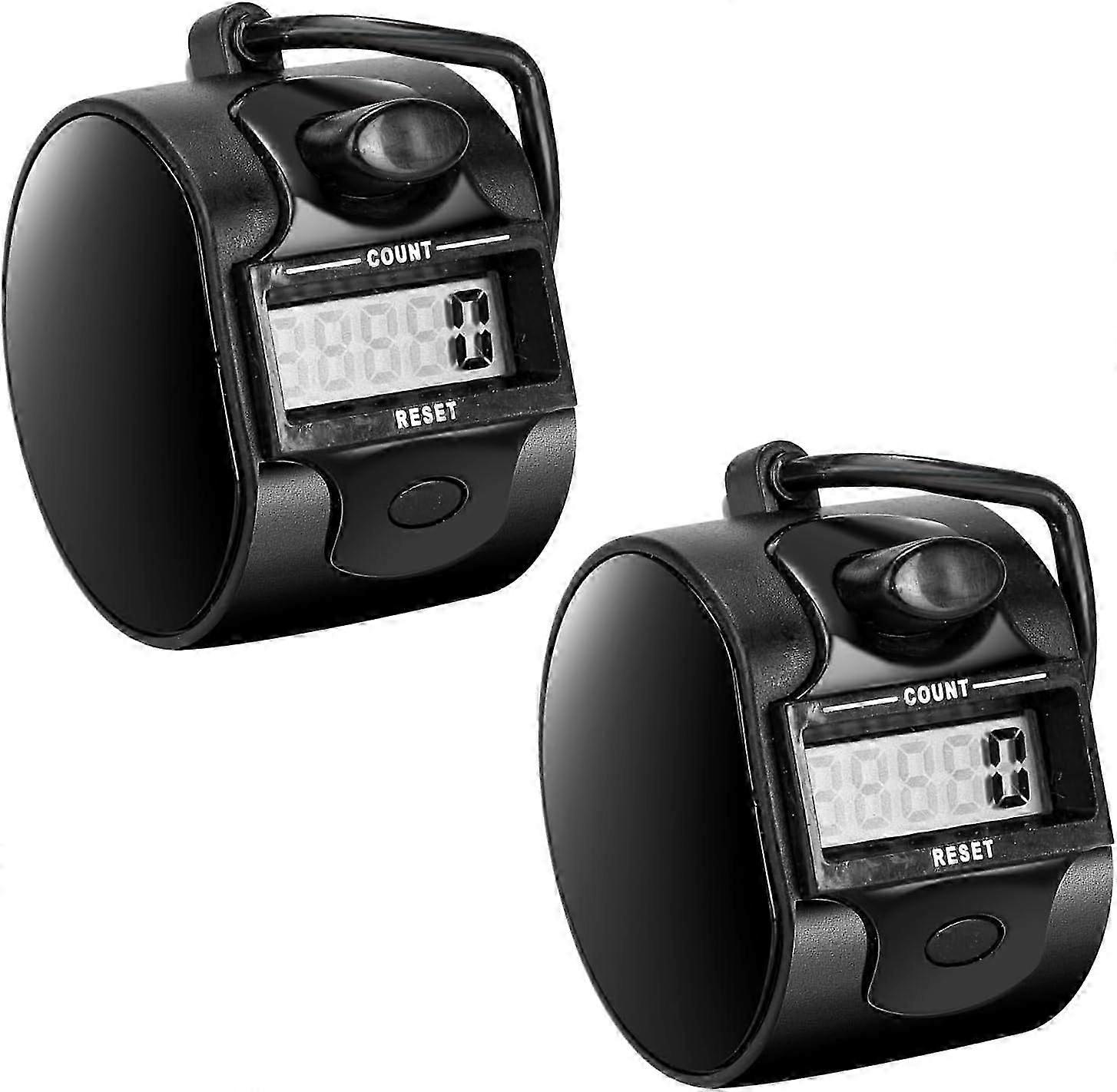 Clicker Counter Manual Tally Counter 5 Digits Hand Held Click Counter Mechanical Counter for Golf Sport Coach School 2Pcs
