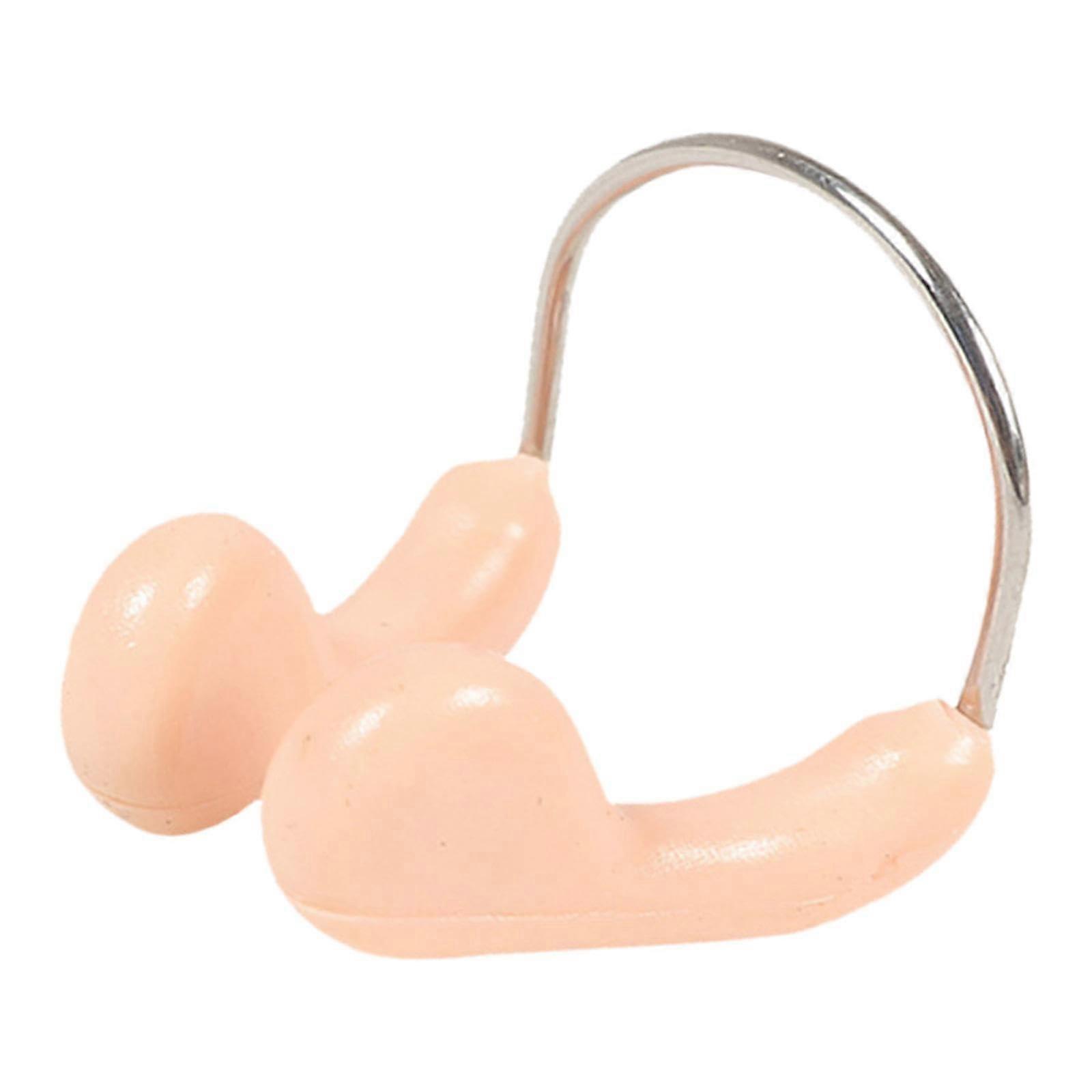 Nose Plugs for Swimming, Soft Silicone Nose Clips for Beginners, Outdoor Diving Nose Protection, Waterproof Trainer Aid